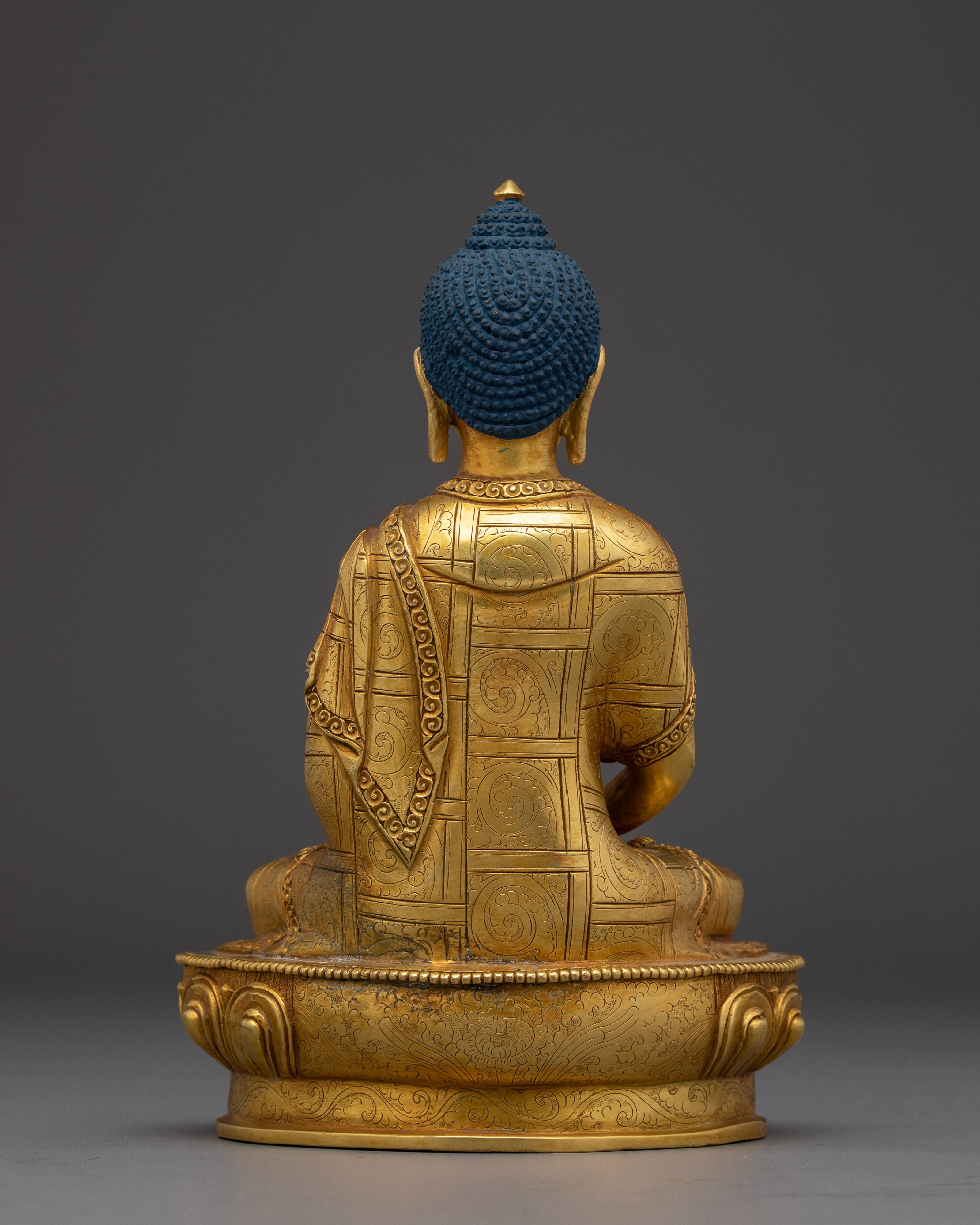 Amitabha Buddha Statue in Copper | Sculpture for Shrine or Meditation