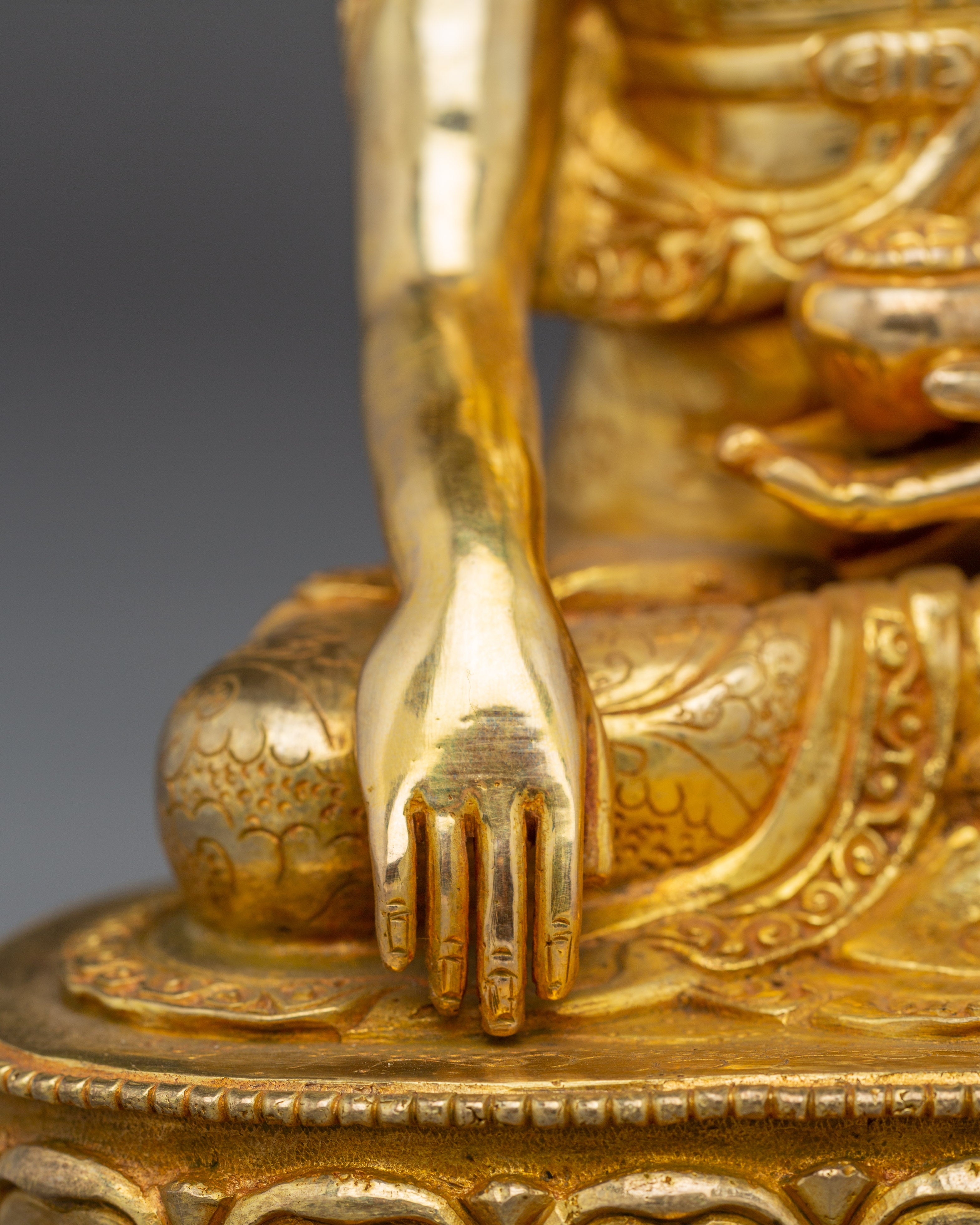 Peace Meditation Idol Shakyamuni Buddha Art | Himalayan Wisdom Statue
