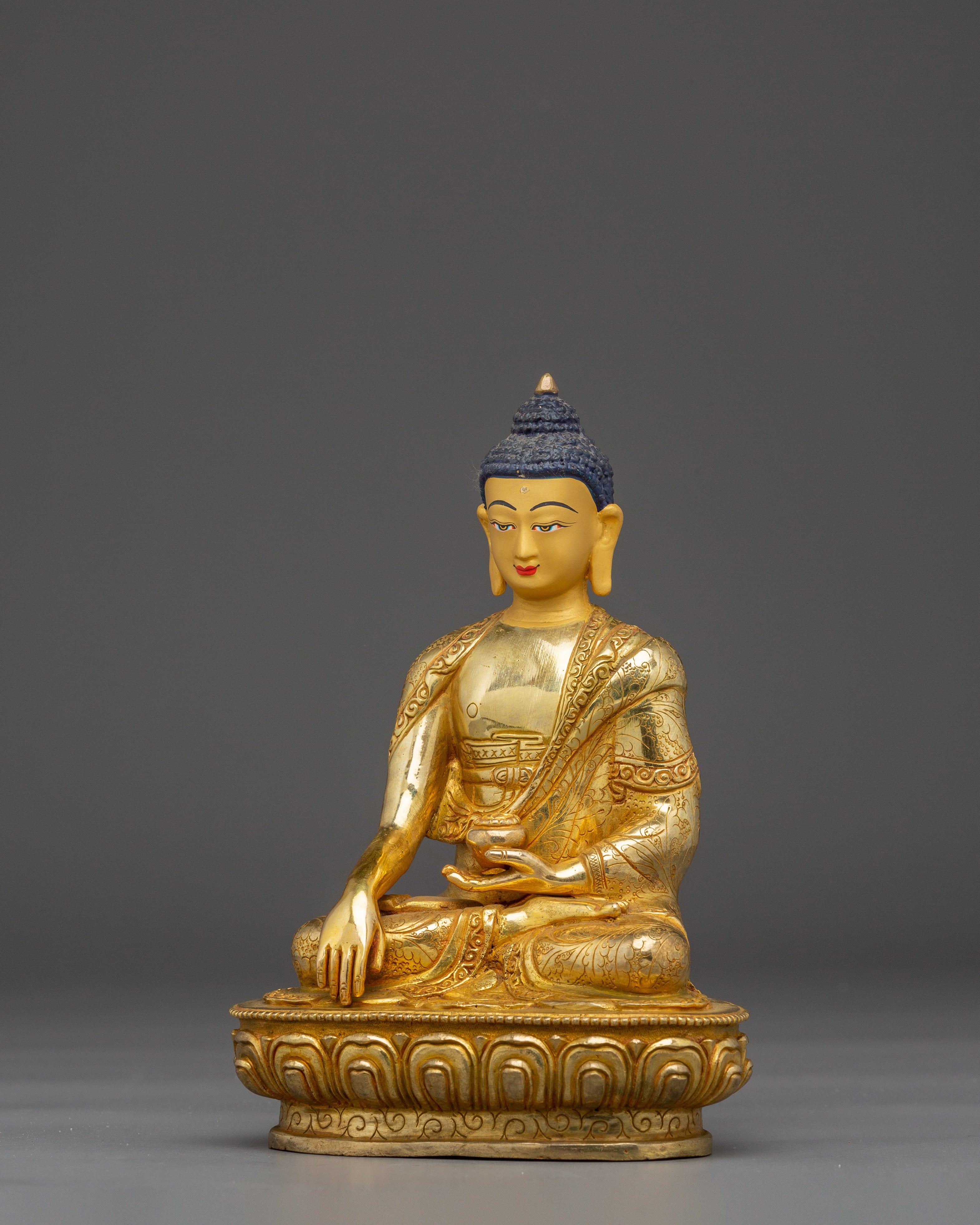 Peace Meditation Idol Shakyamuni Buddha Art | Himalayan Wisdom Statue