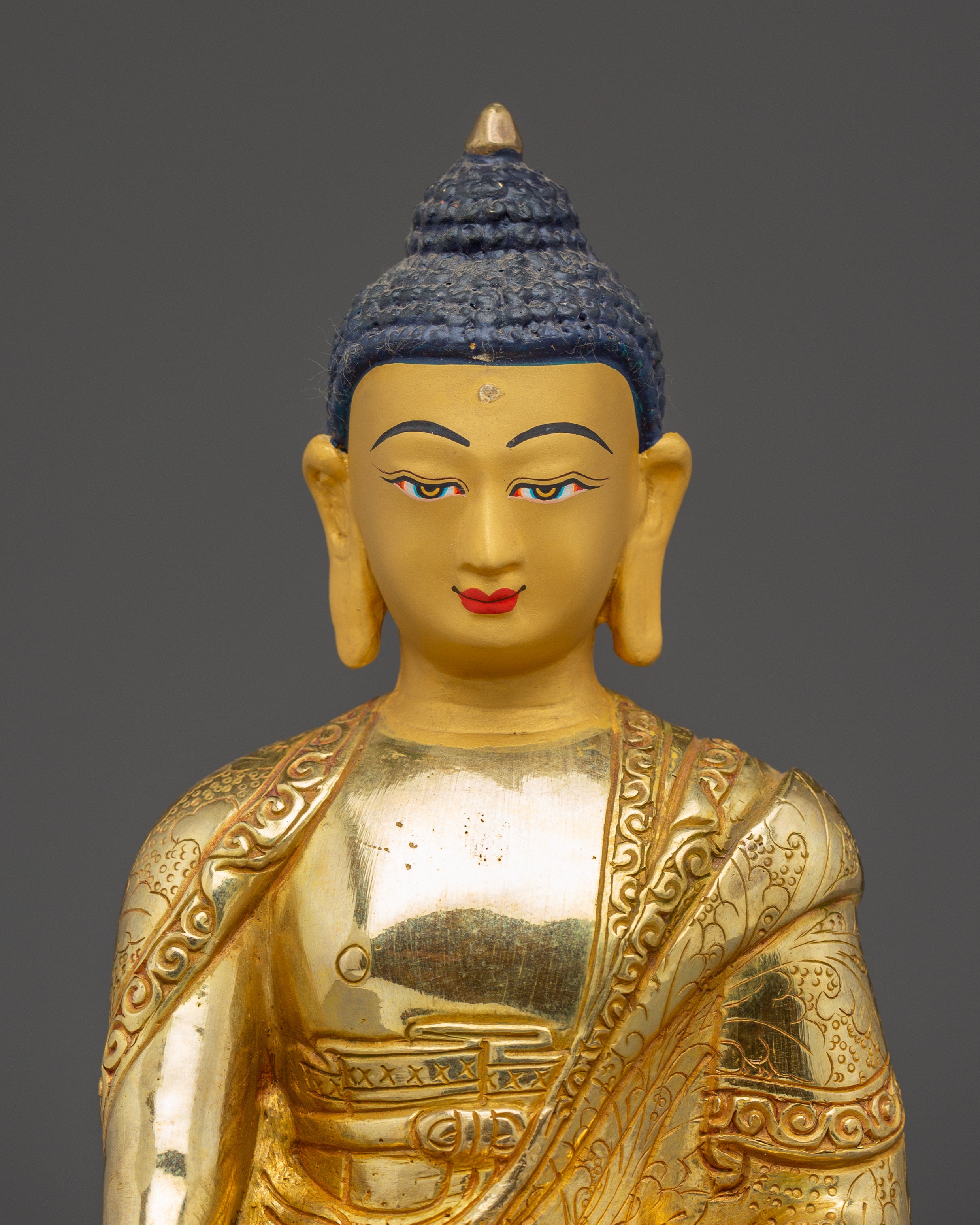 Peace Meditation Idol Shakyamuni Buddha Art | Himalayan Wisdom Statue