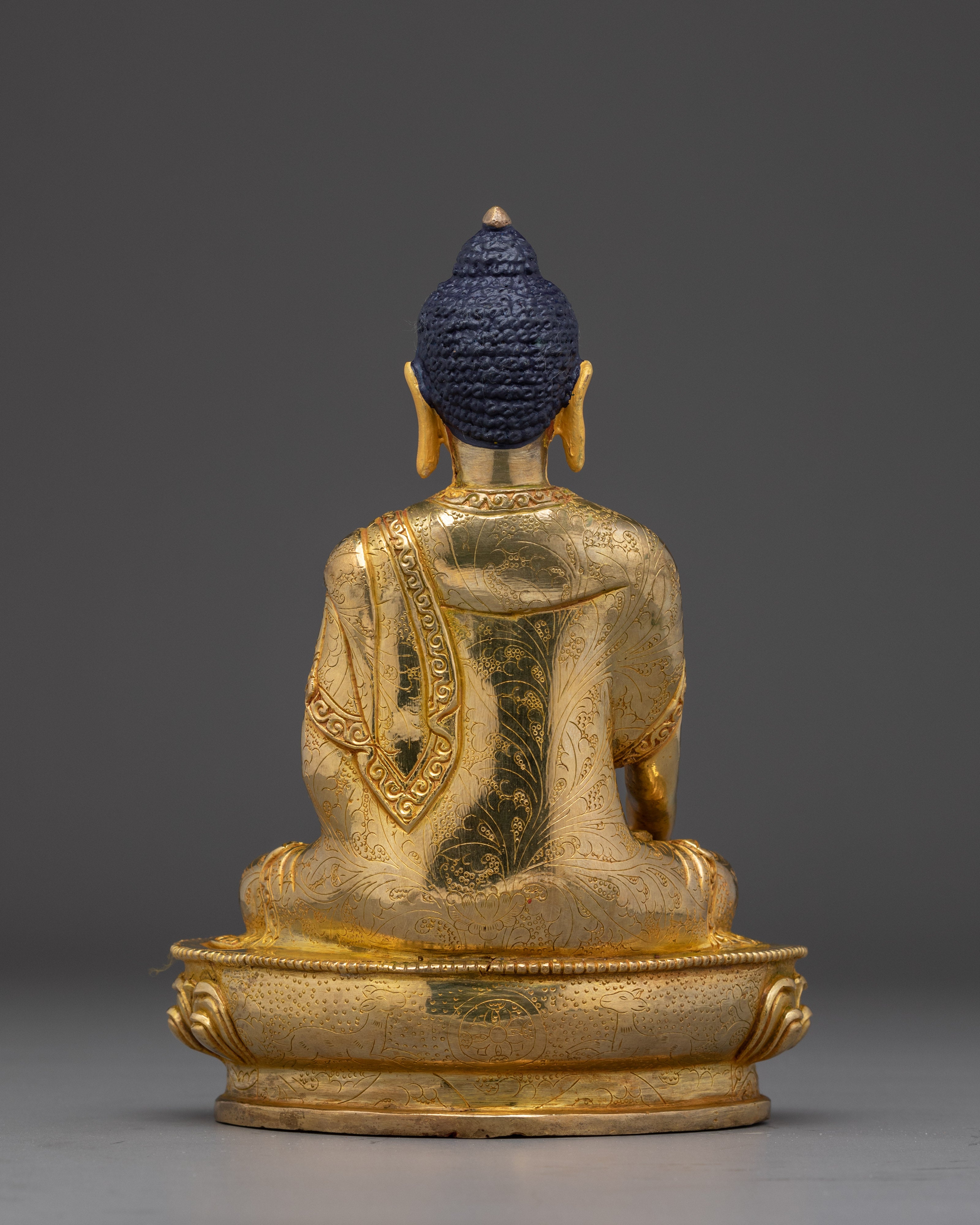 Ratnasambhava Buddha Statue in Copper | Meditation Altar & Shrine Decor