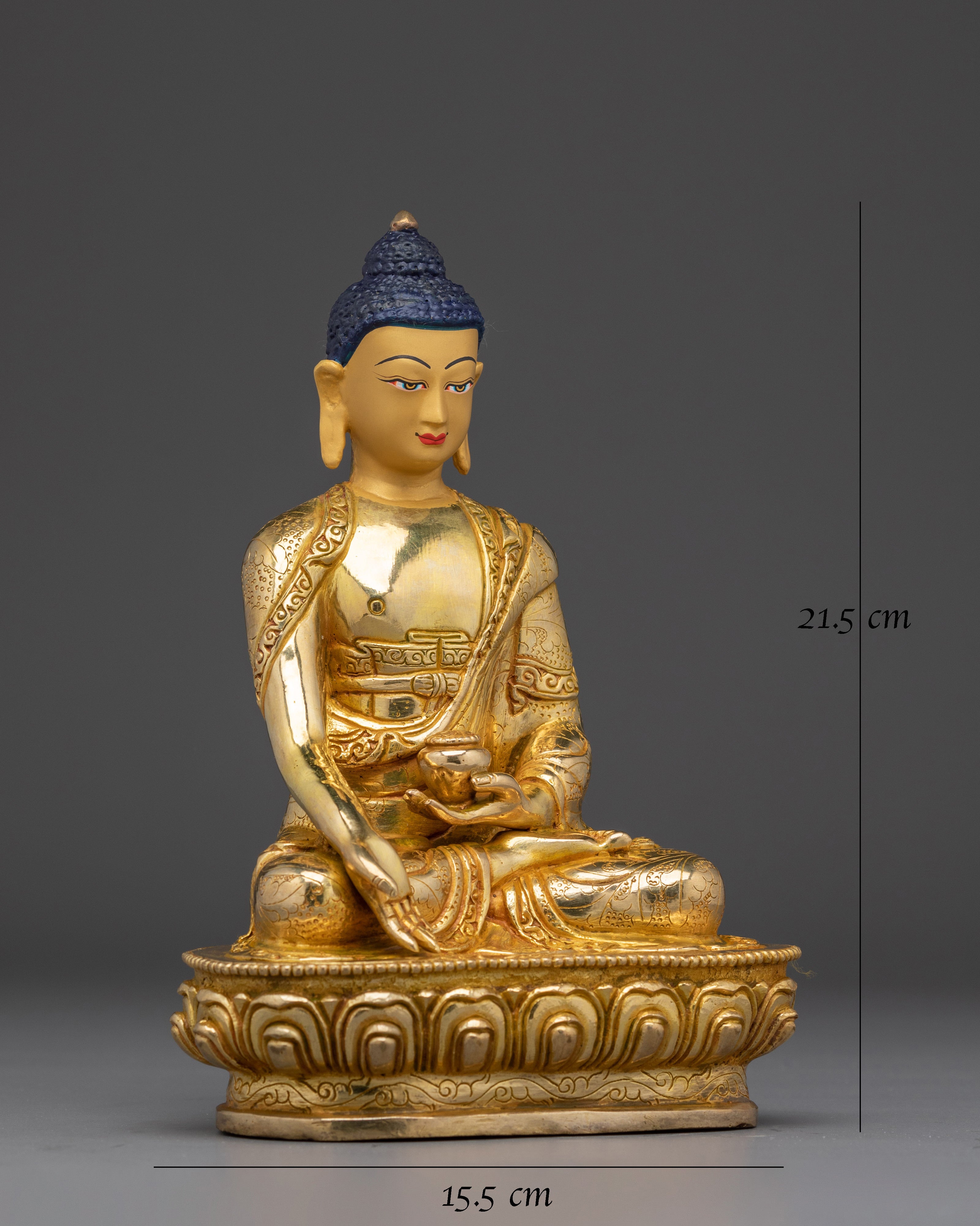 Ratnasambhava Buddha Statue in Copper