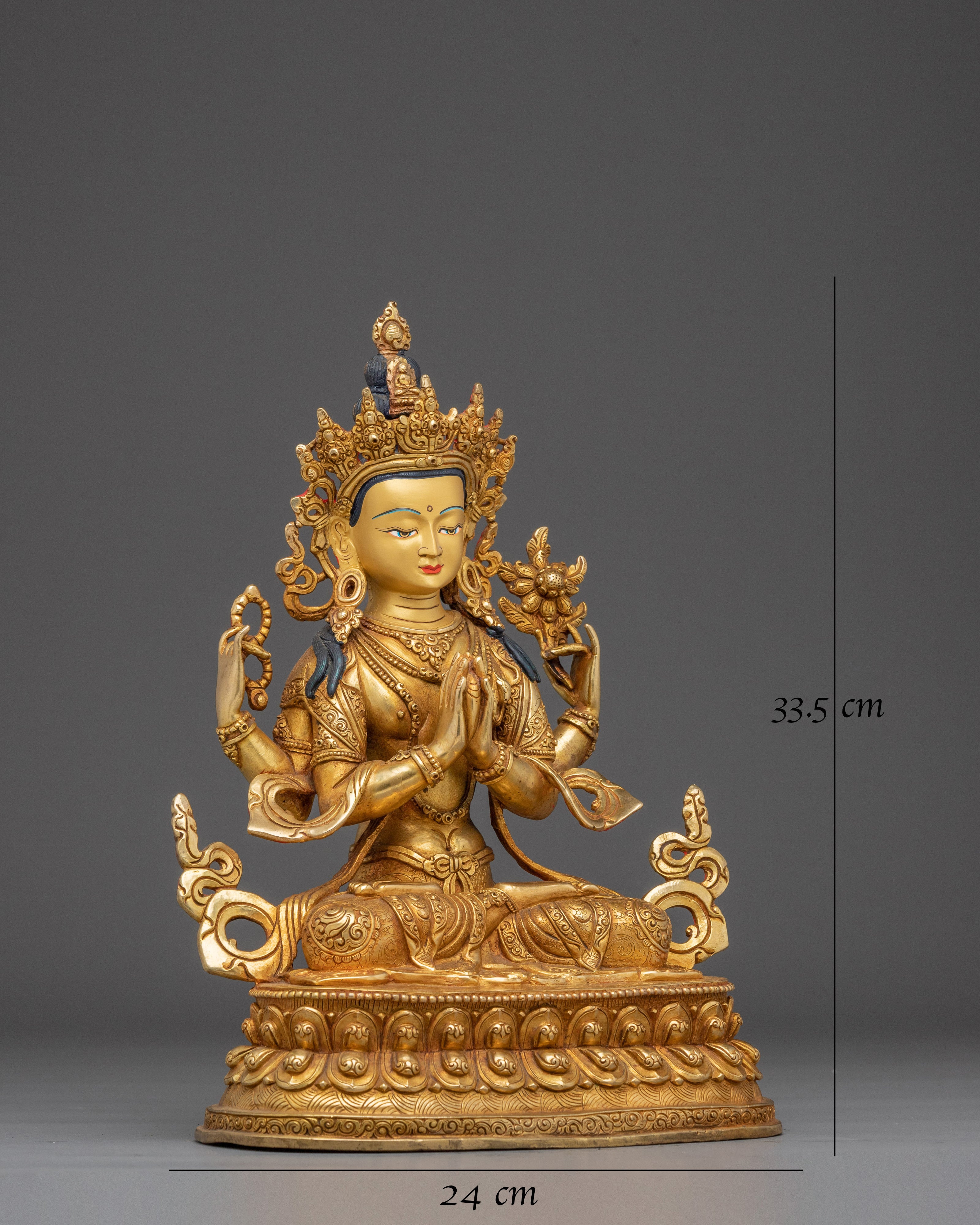 Chenrezig Gold Gilding & Compassionate Energy