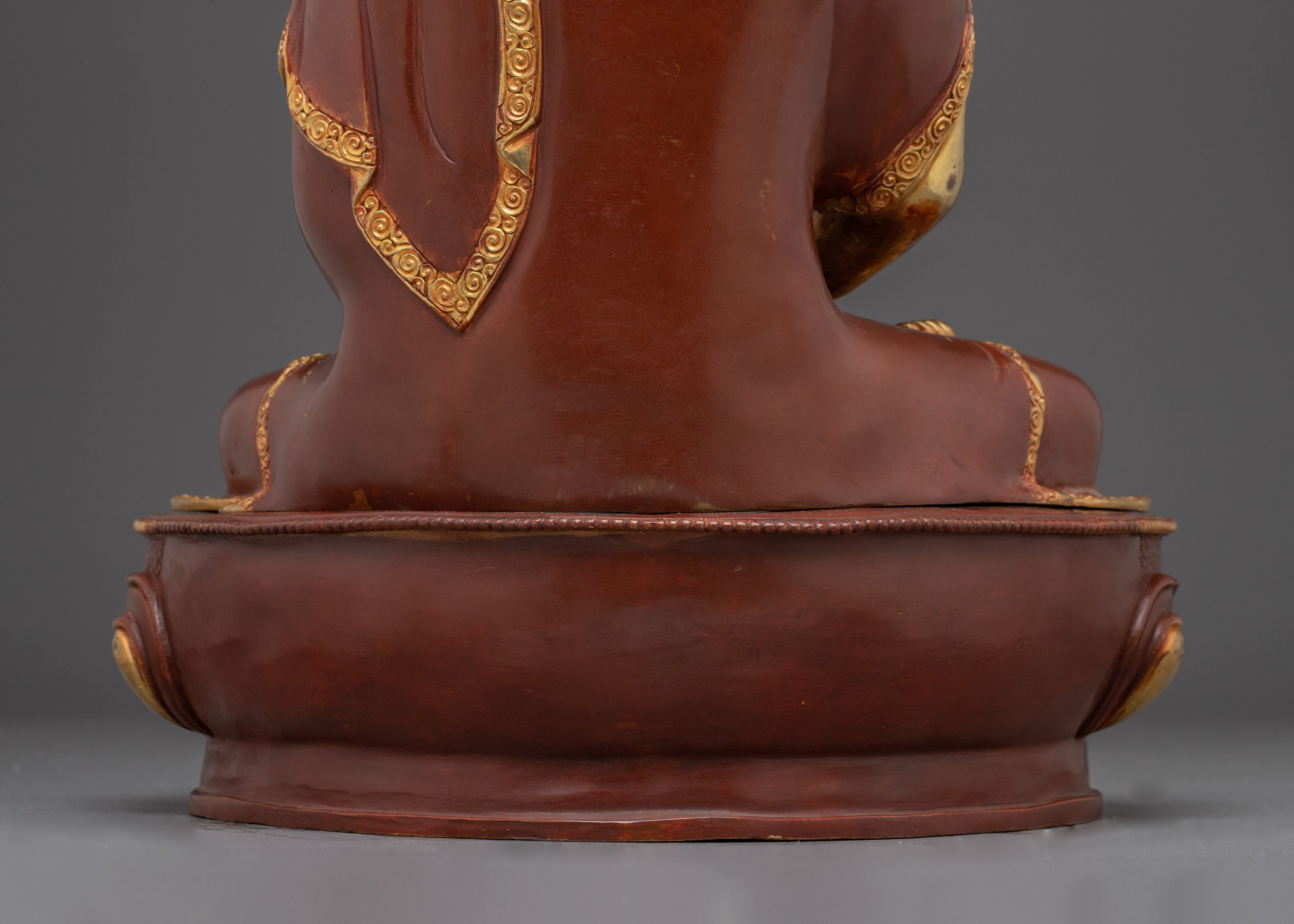 Amitabha Buddha in Gold Detailing Statue | Ideal for Meditation Spaces