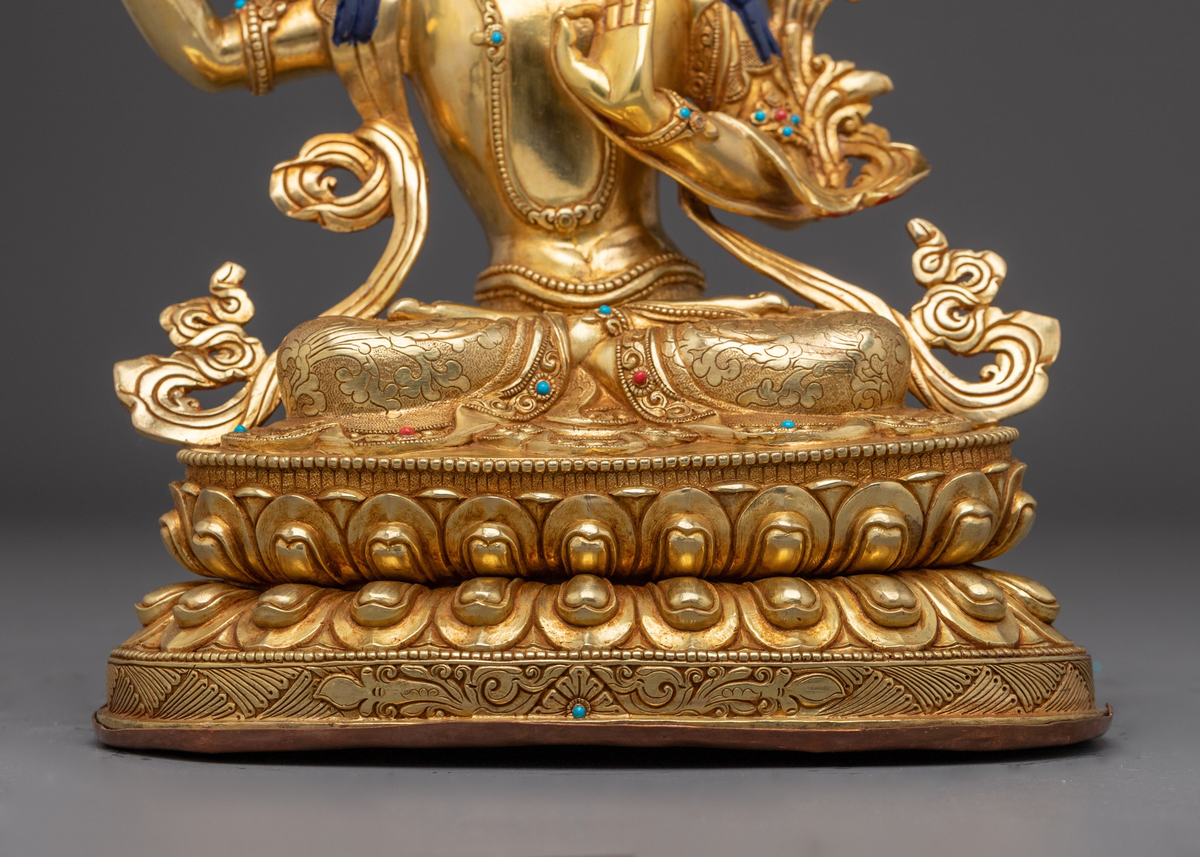 Vajrayana Deity Manjushri Handmade Art | Enlightened wisdom