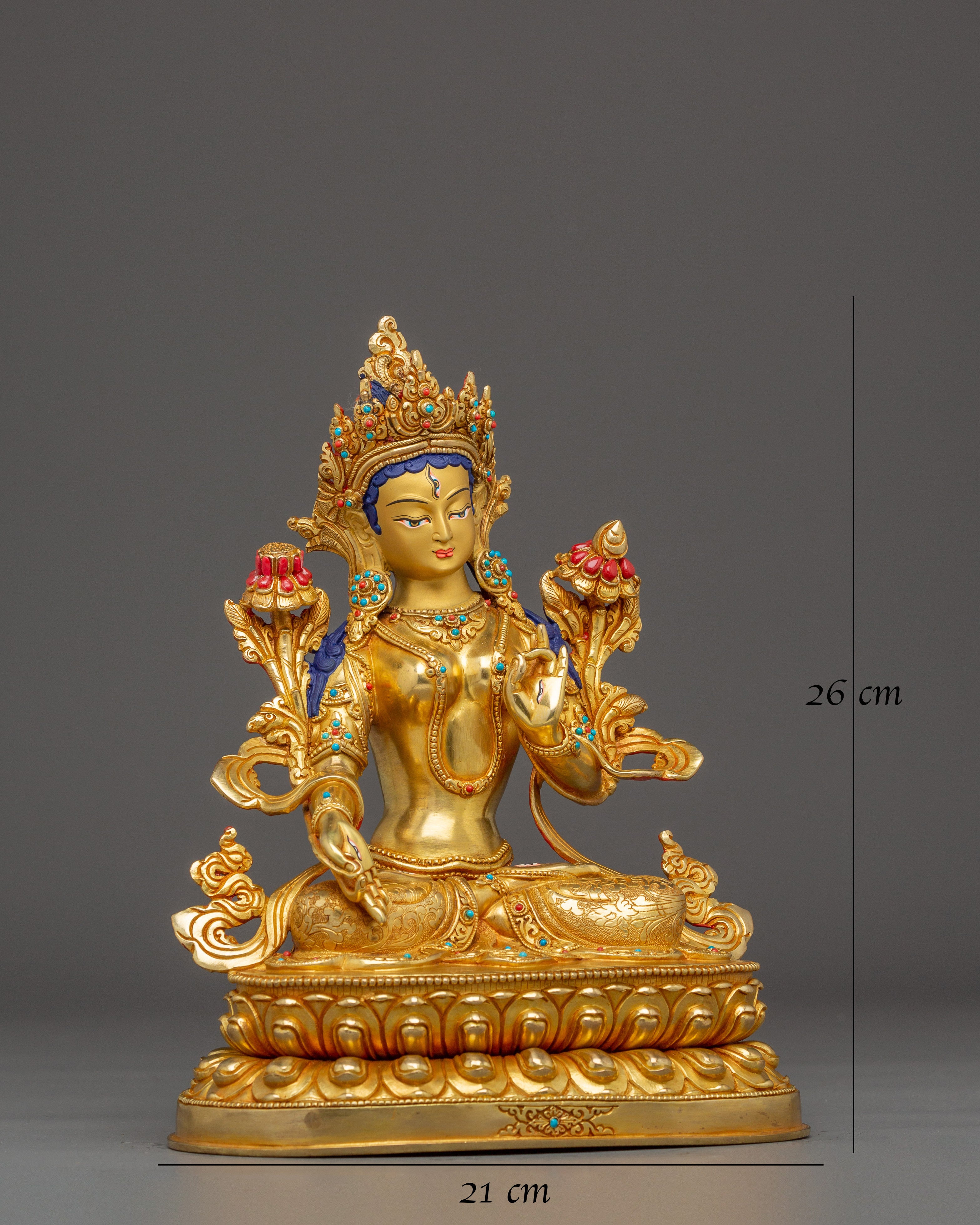 Nepalese Artwork of White Tara