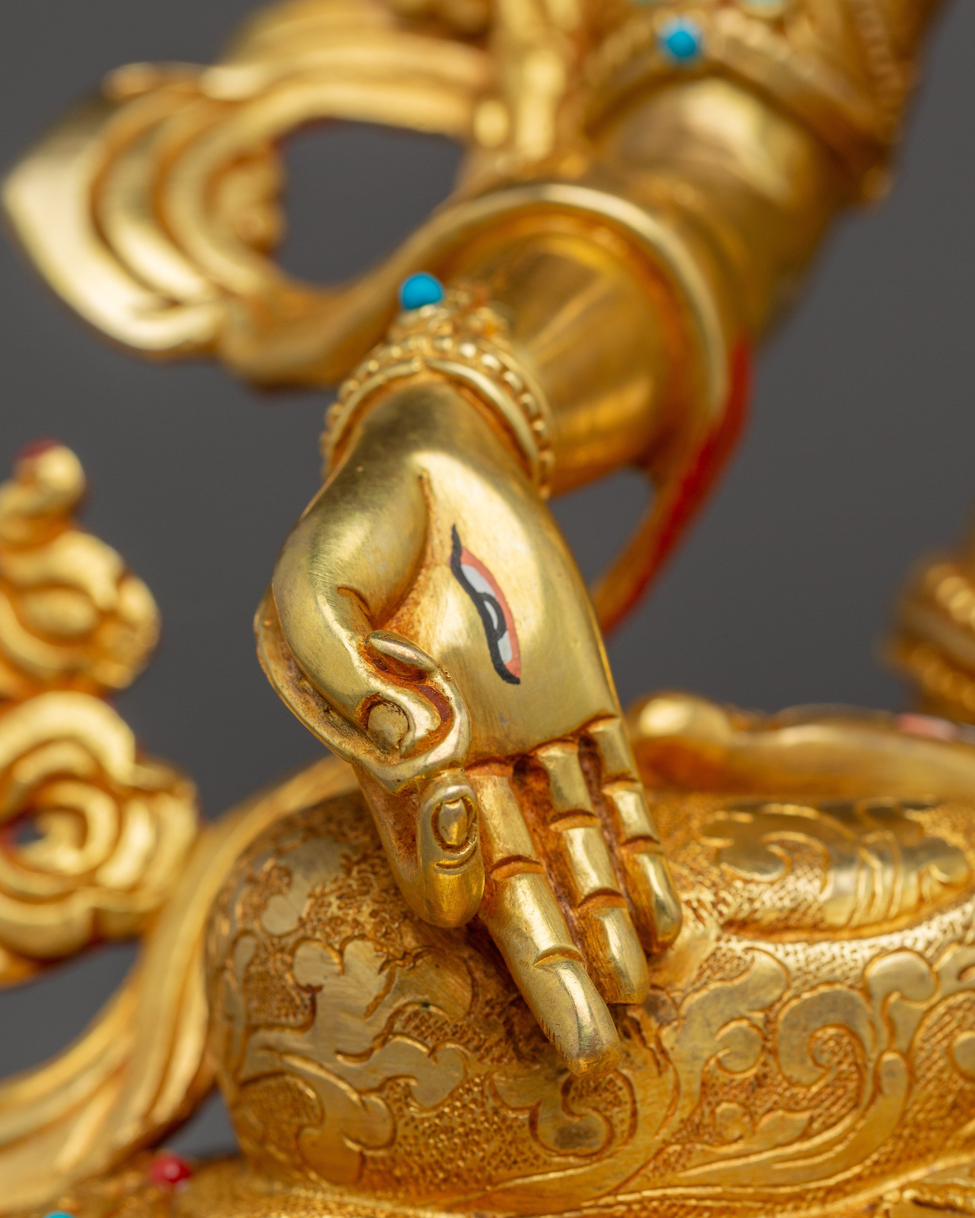 Nepalese Artwork of White Tara | Compassionate Protector