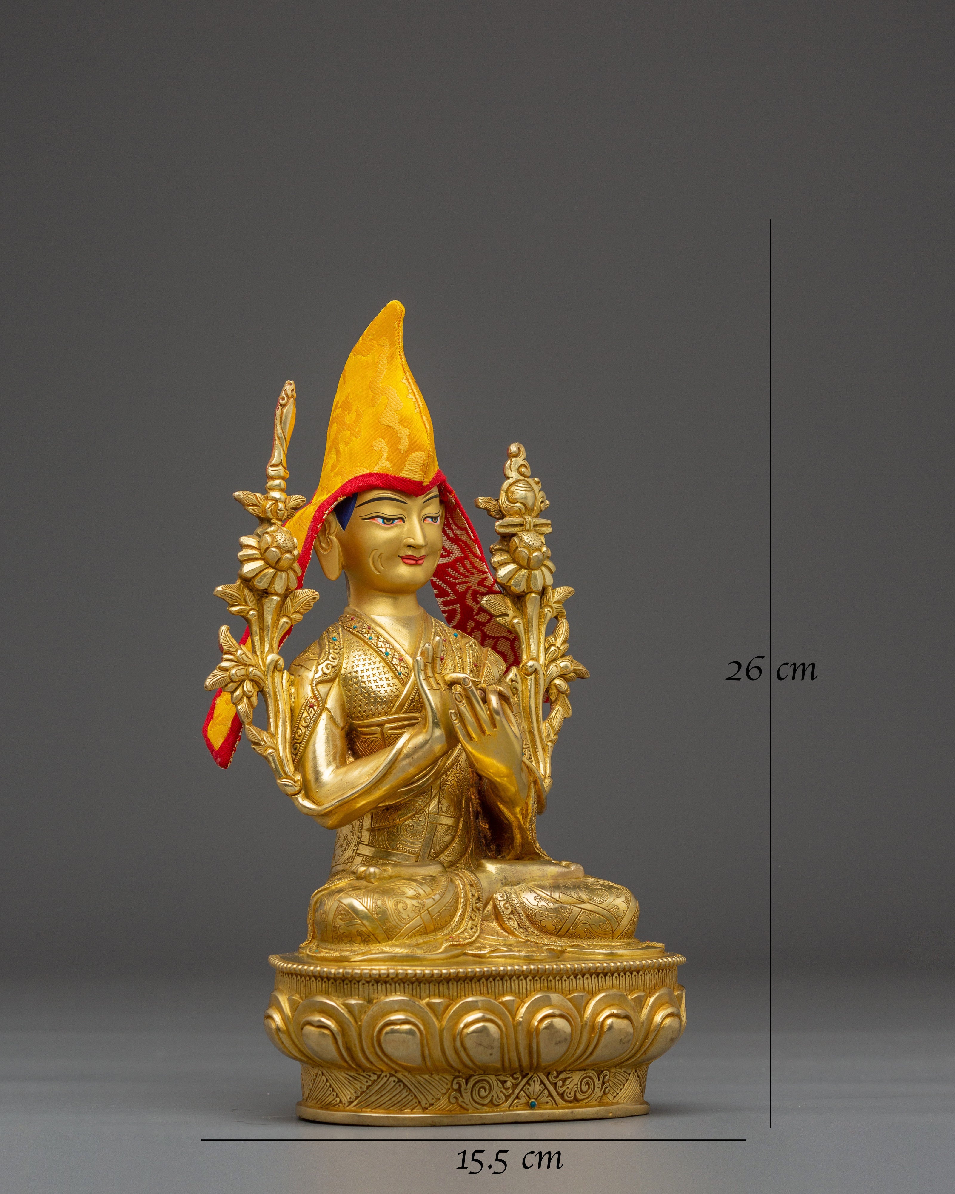 Tsongkhapa Statue: Revered Buddhist Philosopher