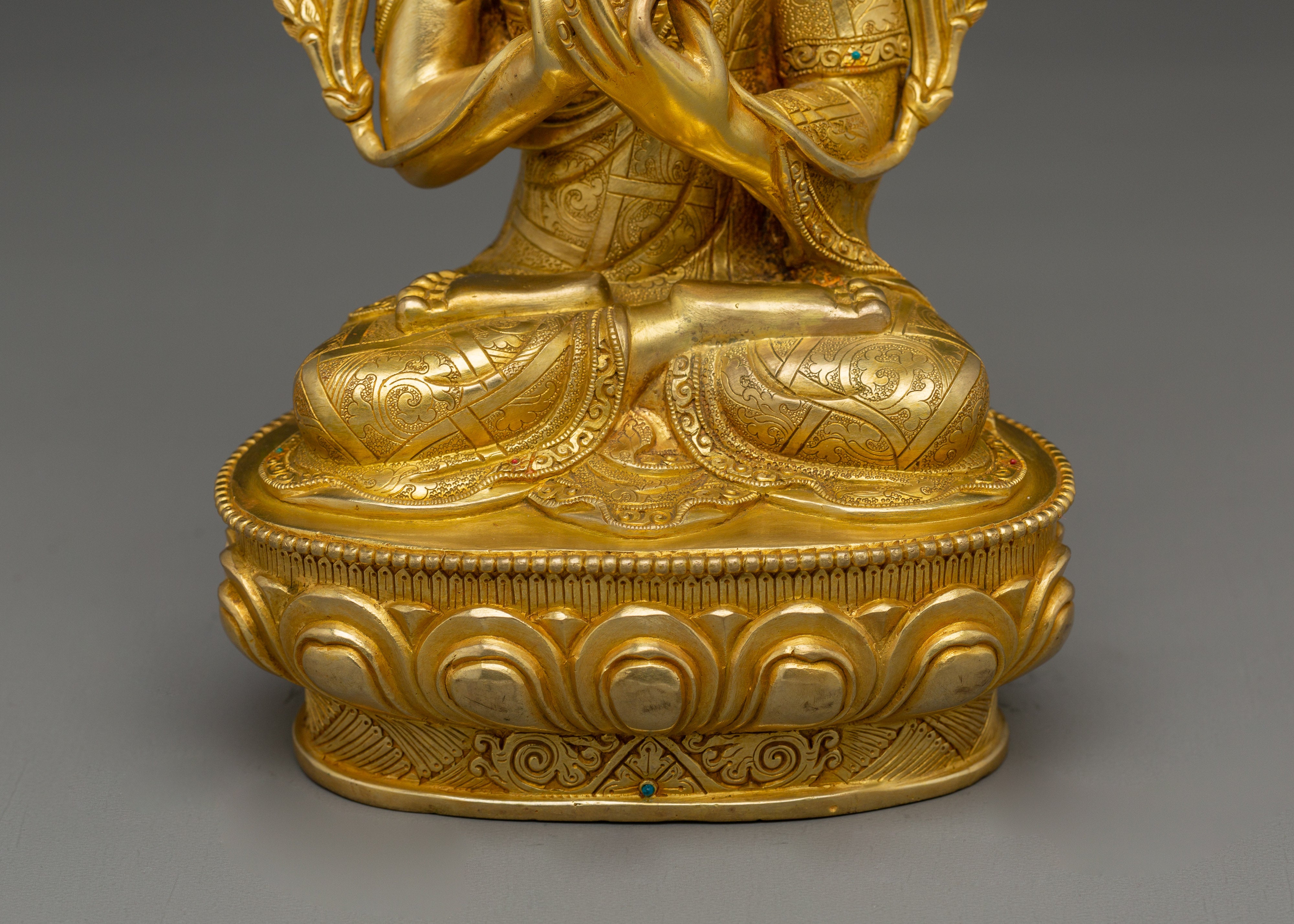 Tsongkhapa Statue: Revered Buddhist Philosopher