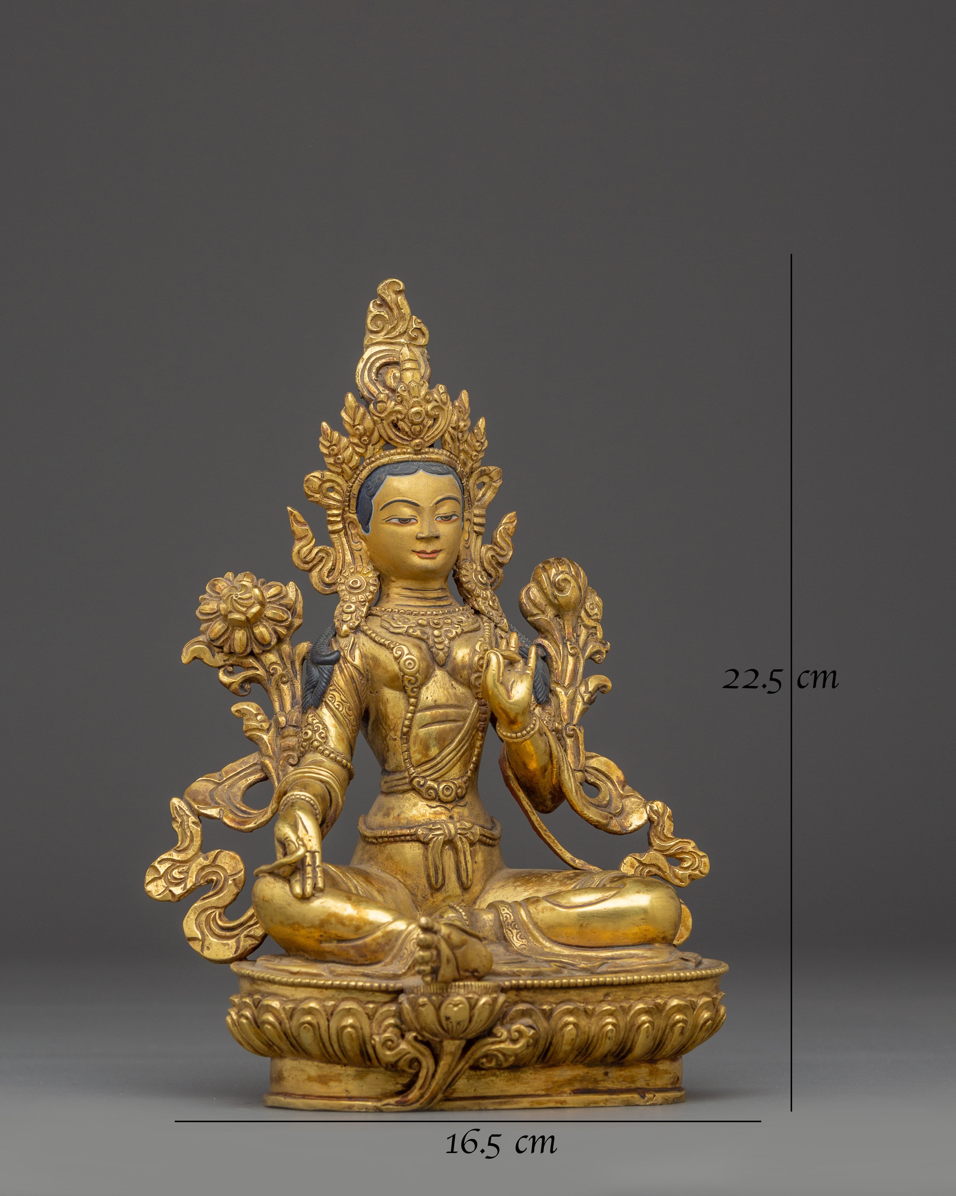 Spiritual Healing Deity Green Tara Art
