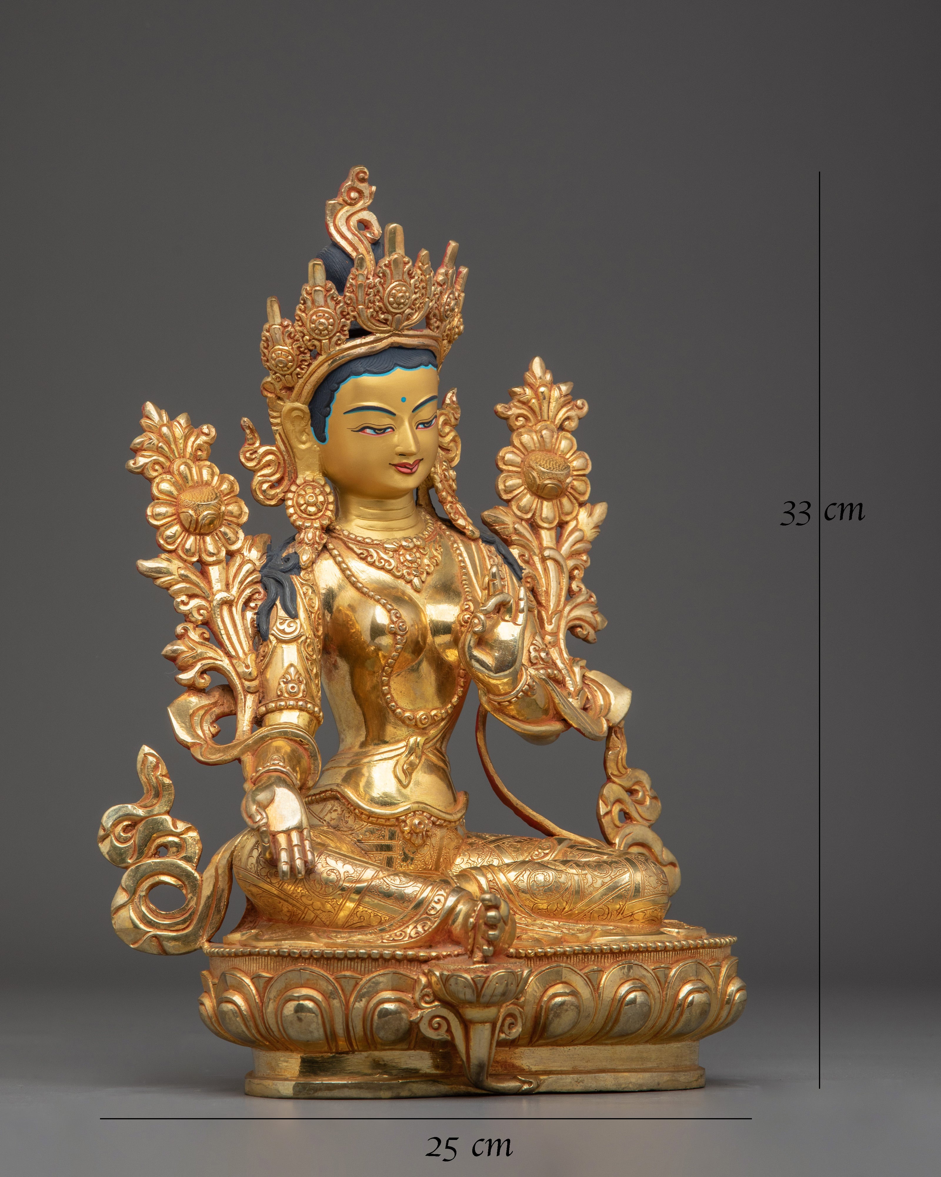 Green Tara Statue: Swift Liberator
