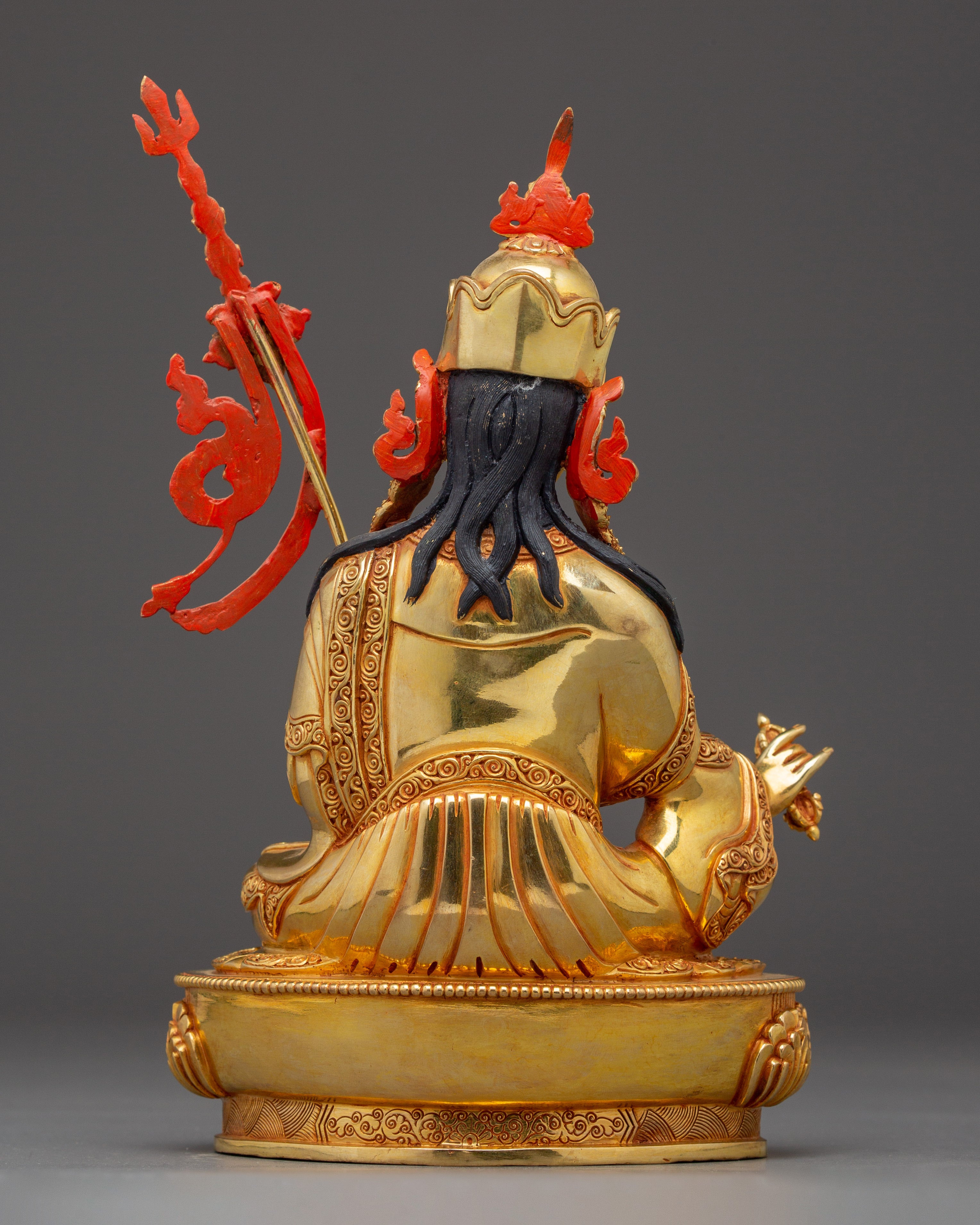 Tibetan Guru Rinpoche Figure | Sacred Buddhist Art