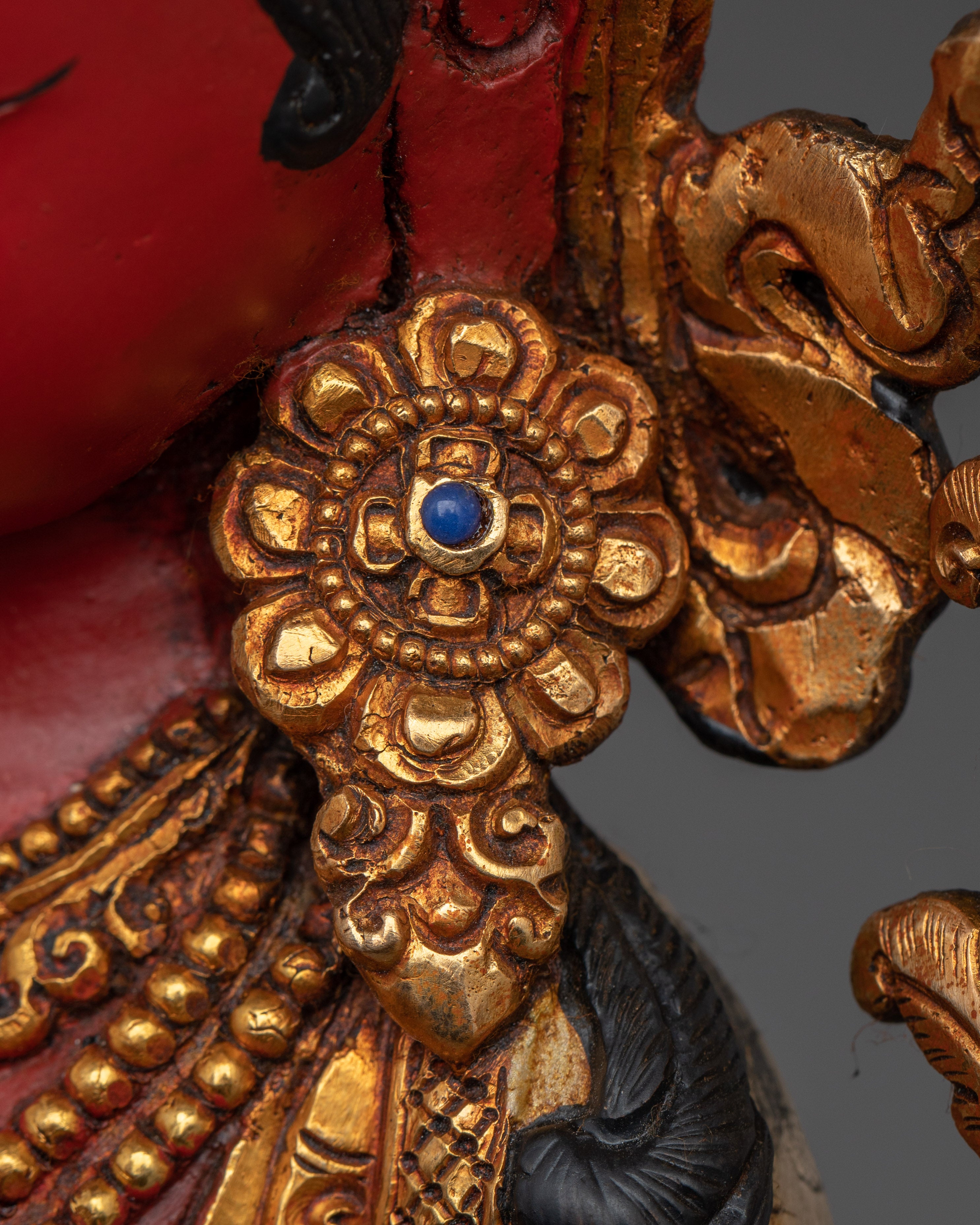 Vajrayana Red Tara Statue | Nepali Buddhist Art