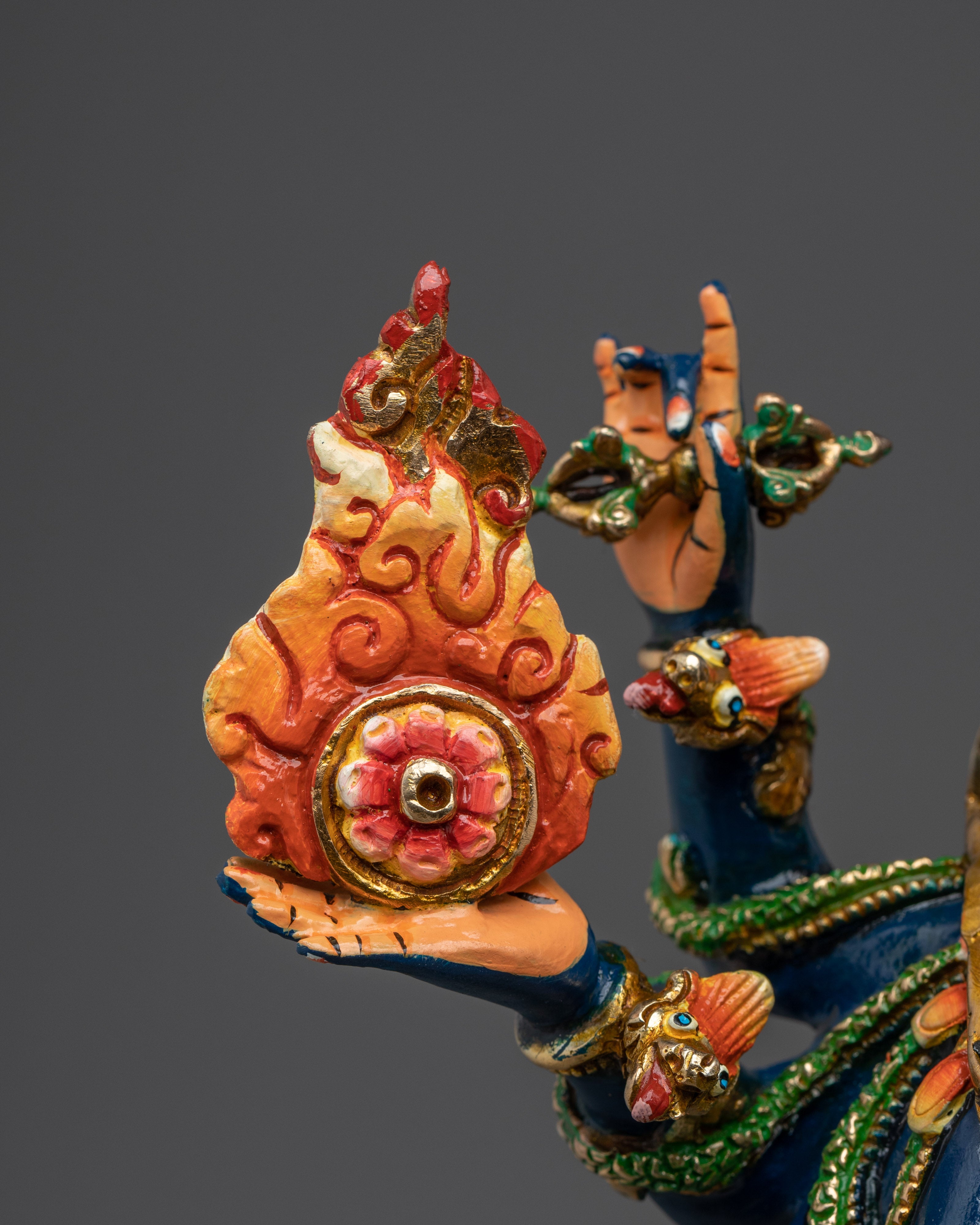 Purification Deity Ucchusma | Traditional Tibetan Buddhist Icon