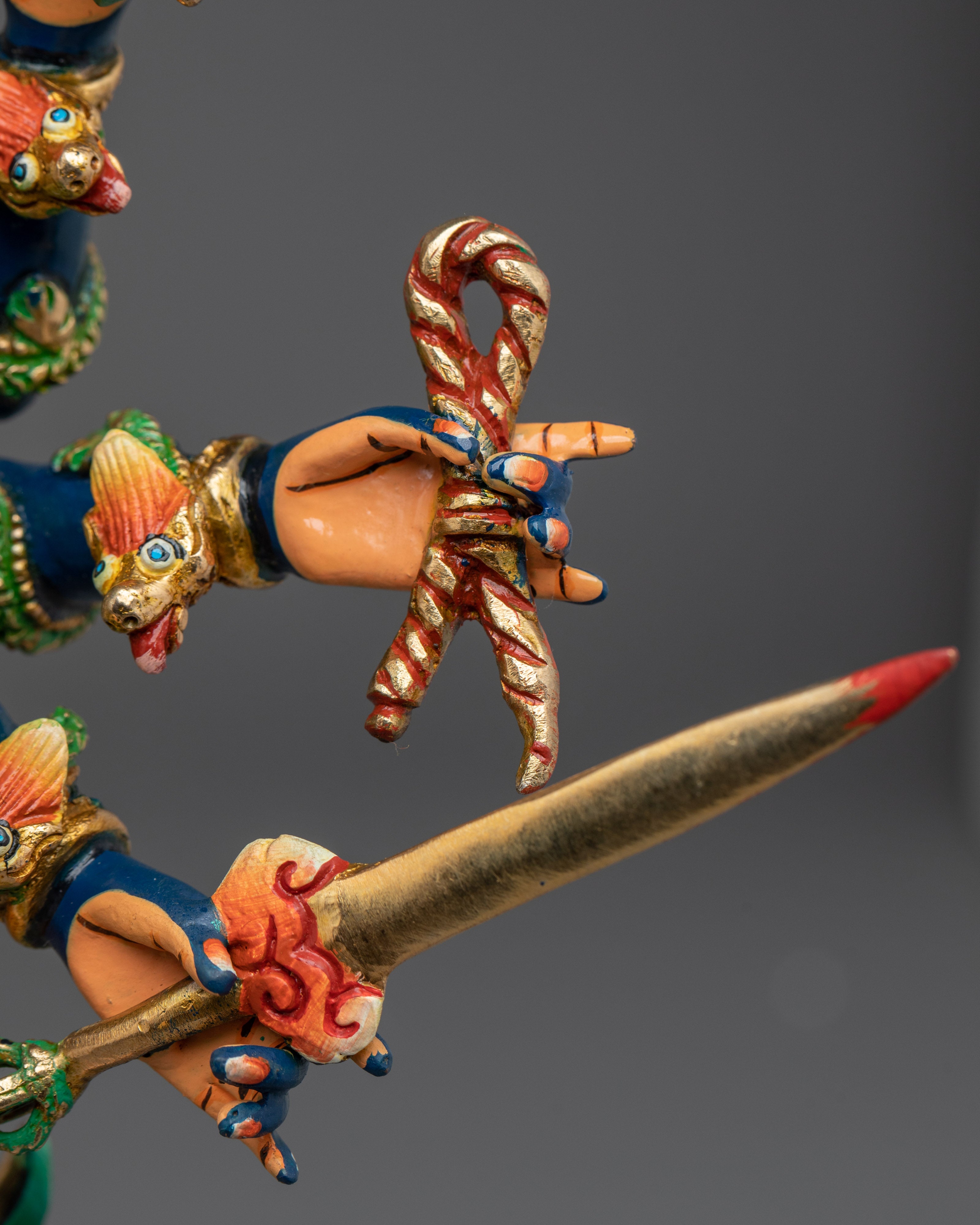 Purification Deity Ucchusma | Traditional Tibetan Buddhist Icon