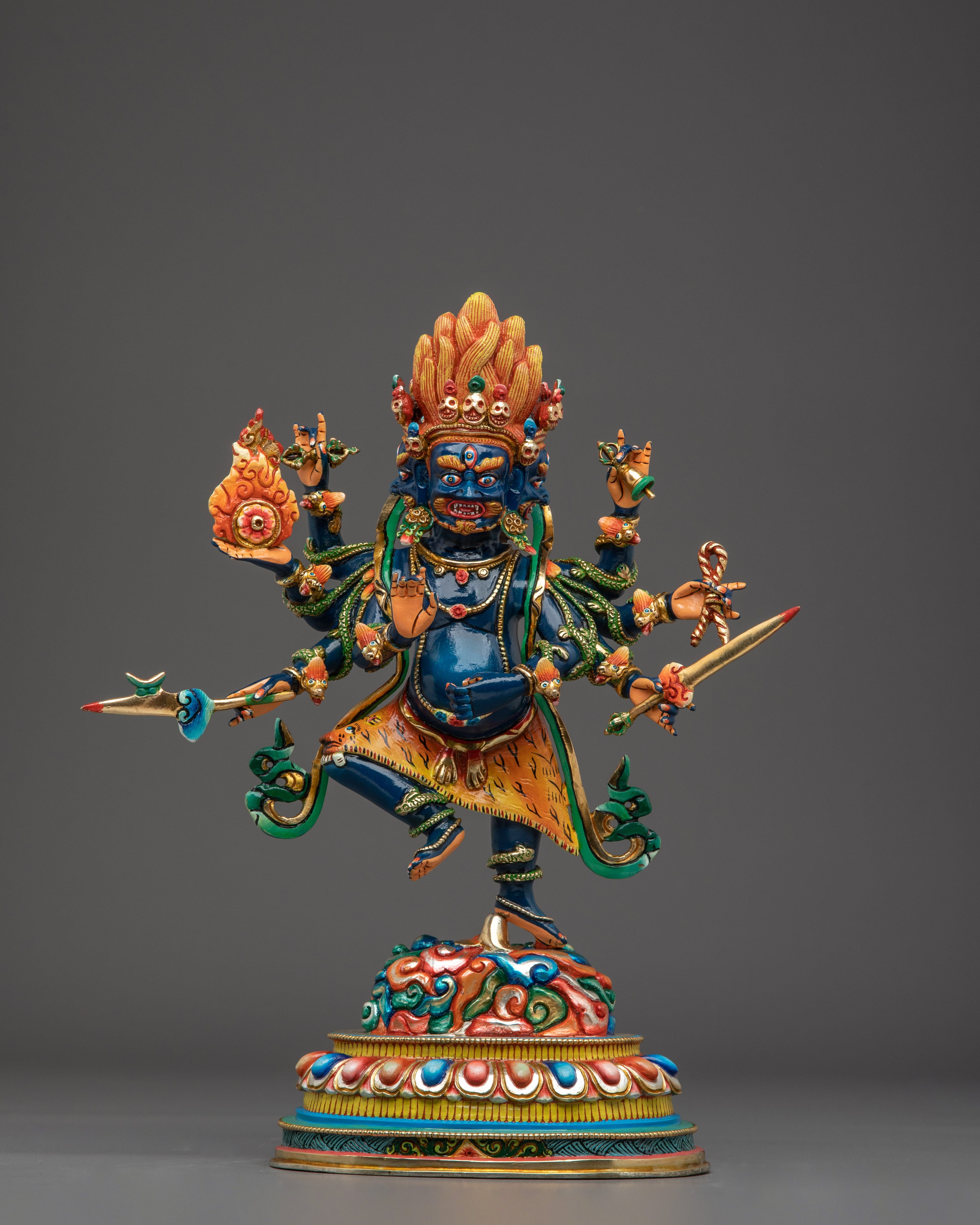 Purification Deity Ucchusma | Traditional Tibetan Buddhist Icon