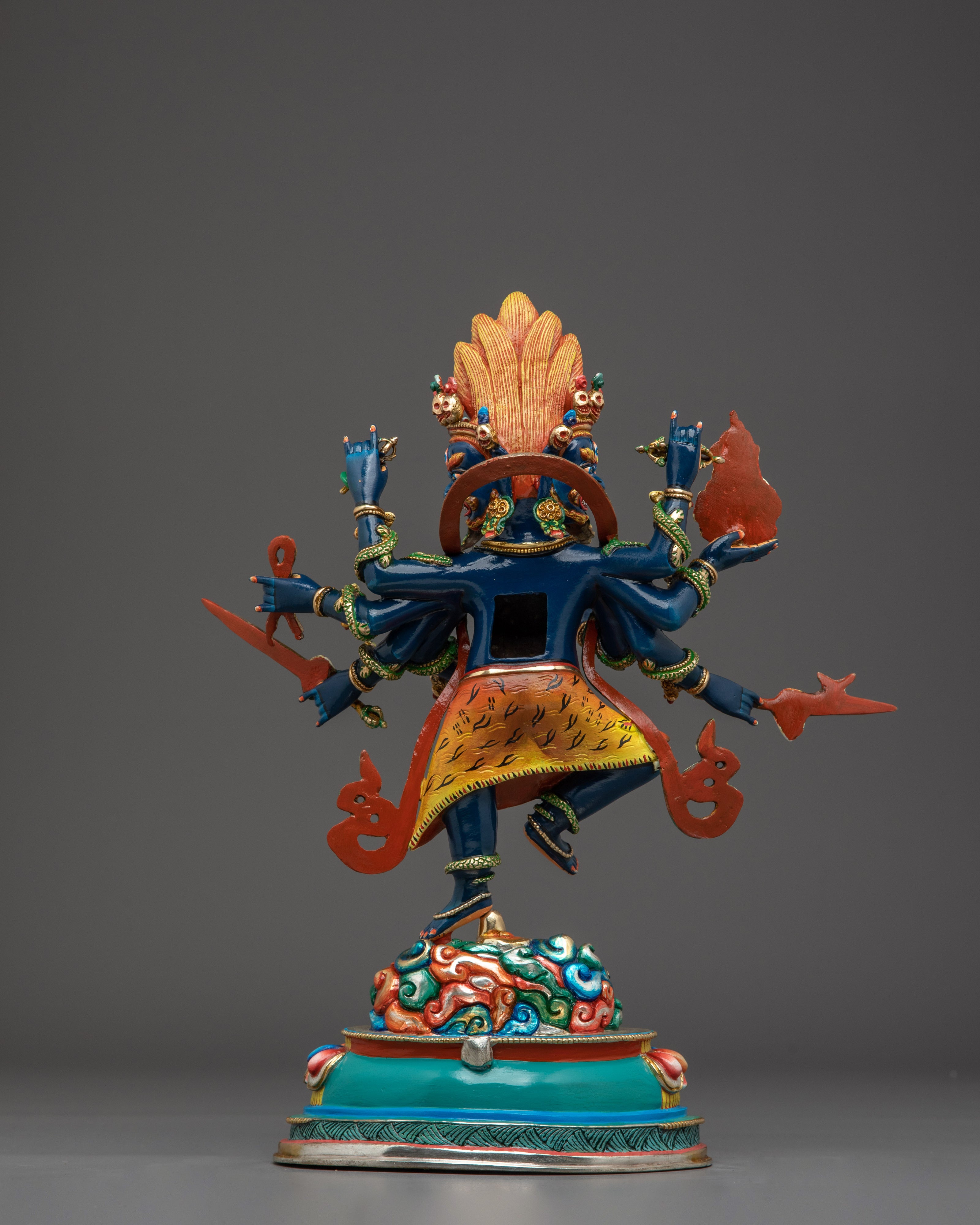 Purification Deity Ucchusma | Traditional Tibetan Buddhist Icon