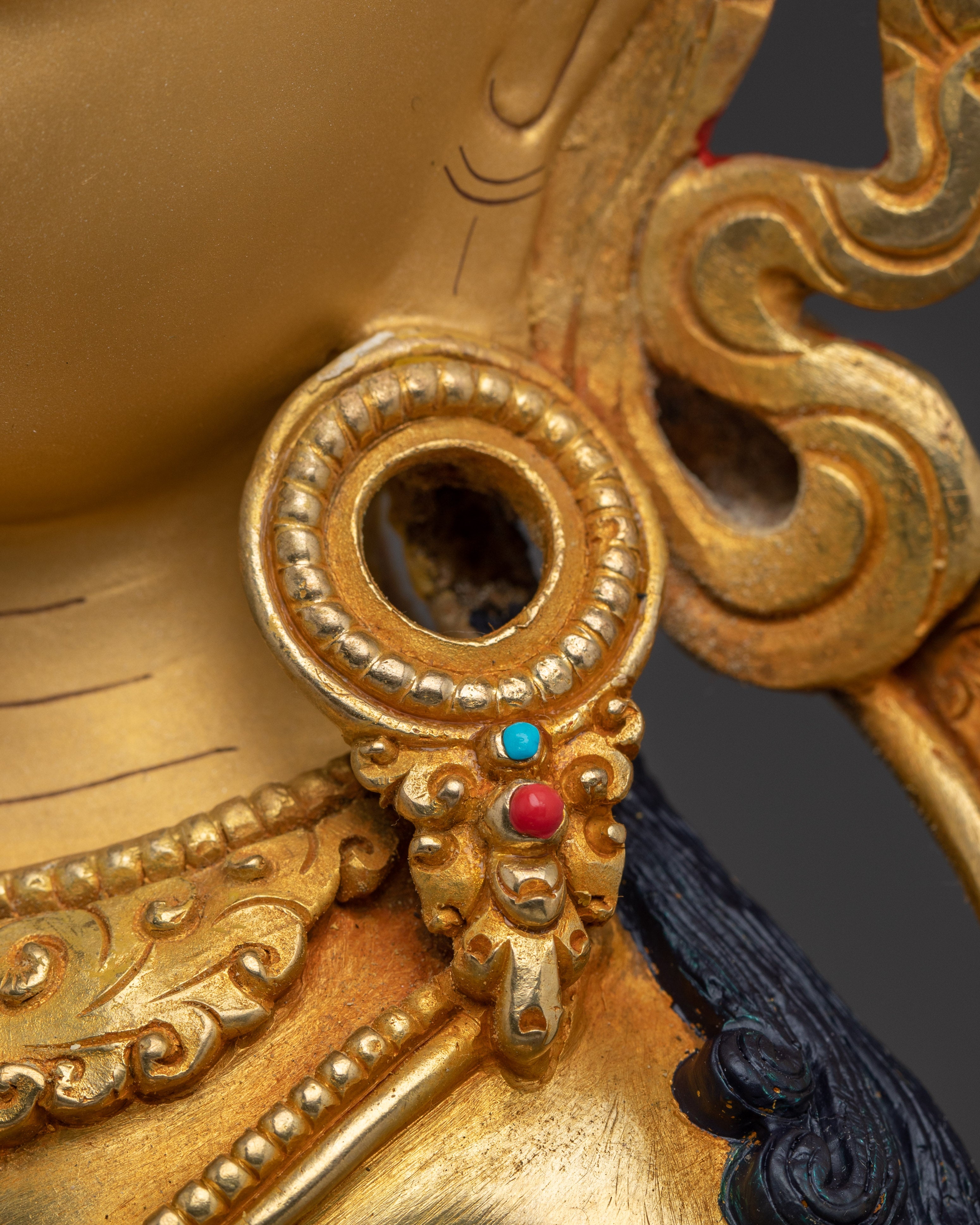 Purification Symbol Golden Vajrasattva Art | Dorje Sempa Sculpture