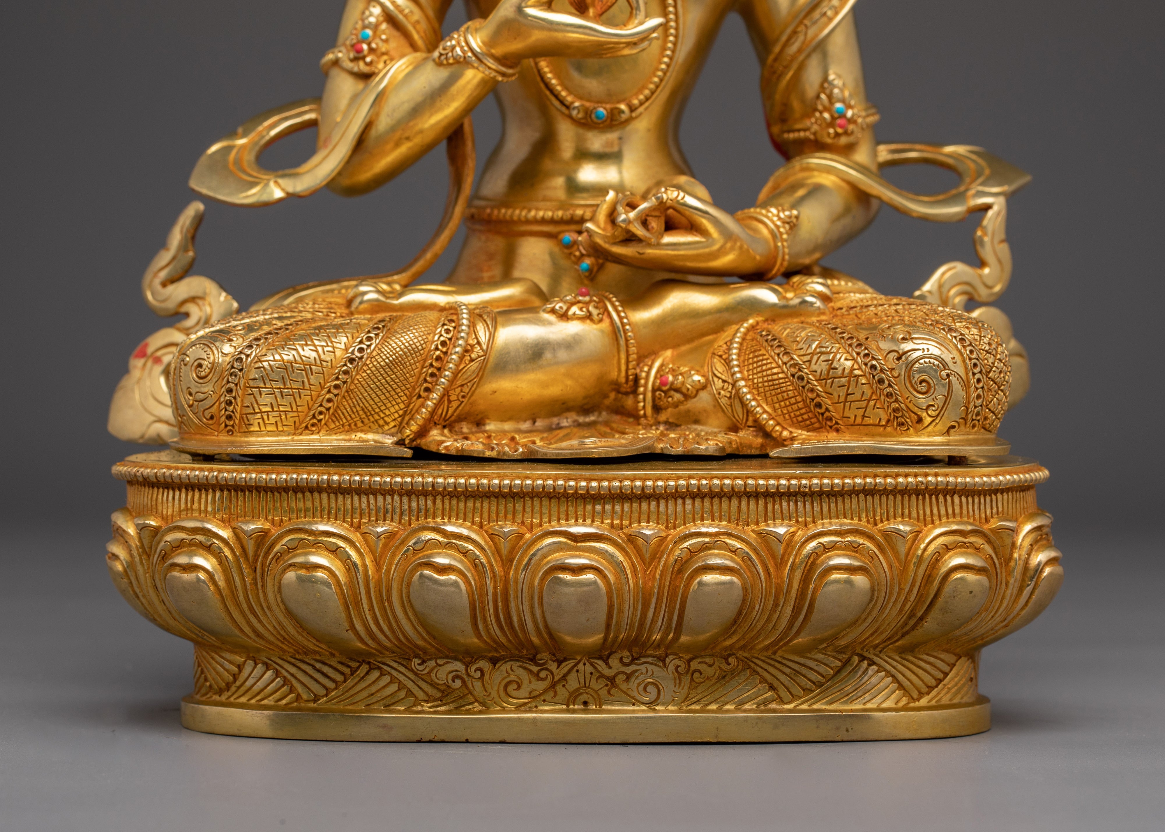 Purification Symbol Golden Vajrasattva Art | Dorje Sempa Sculpture