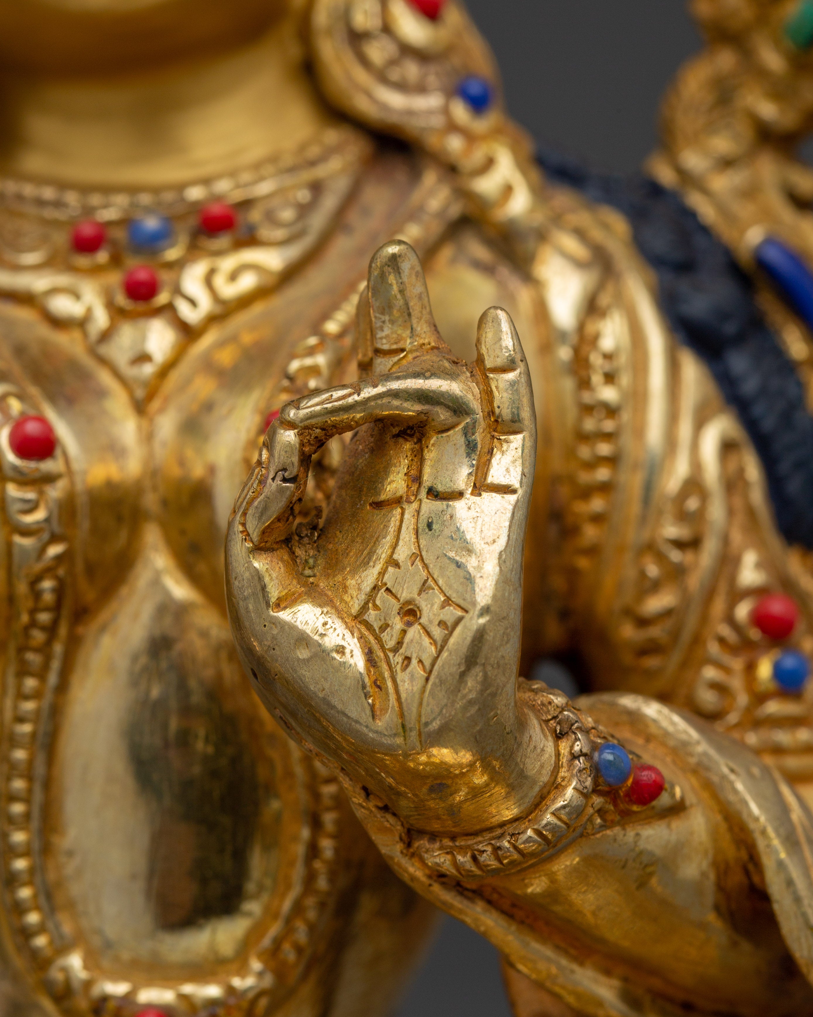 Green Tara Statue: Buddhist Compassionate Goddess