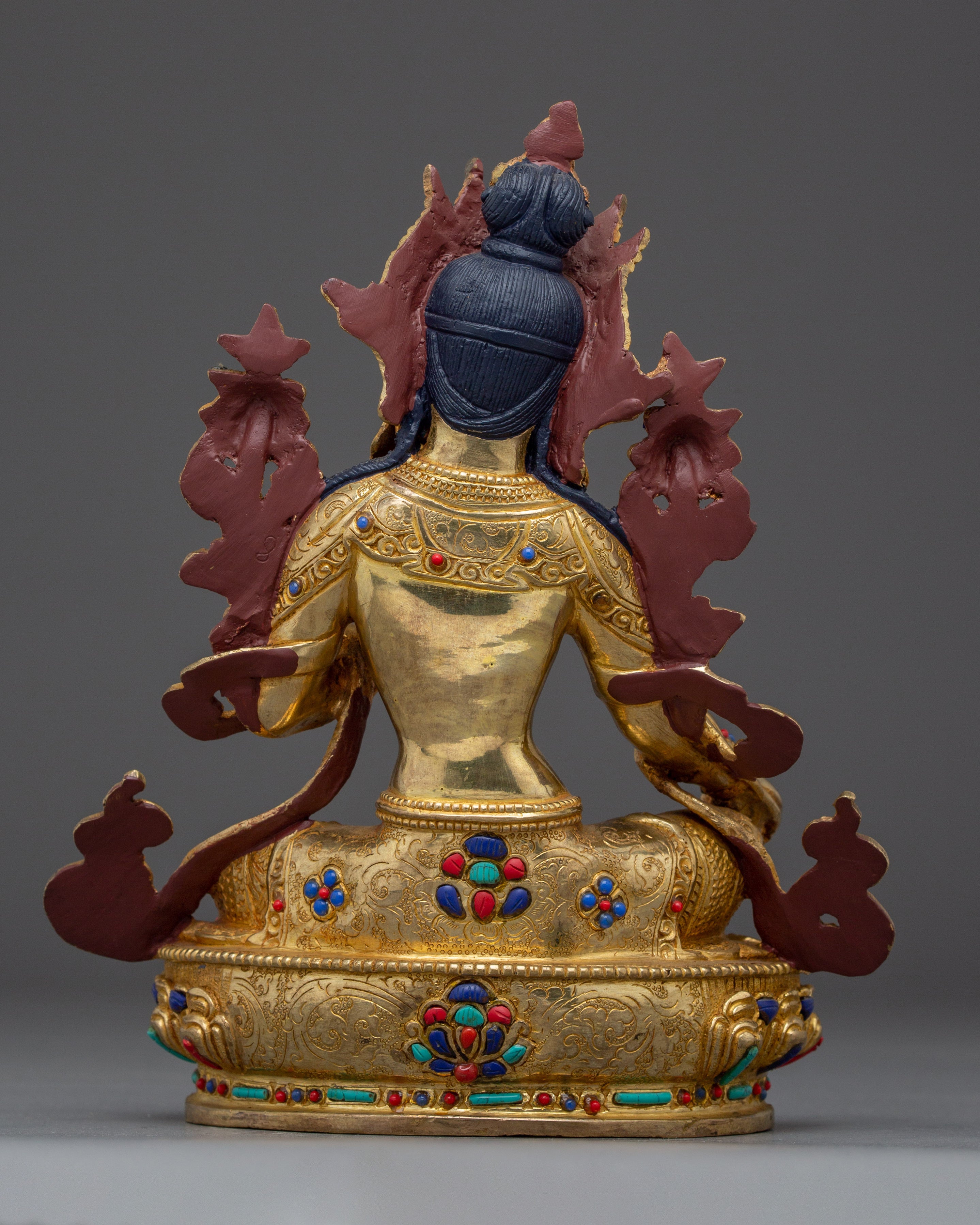 Green Tara Statue: Buddhist Compassionate Goddess