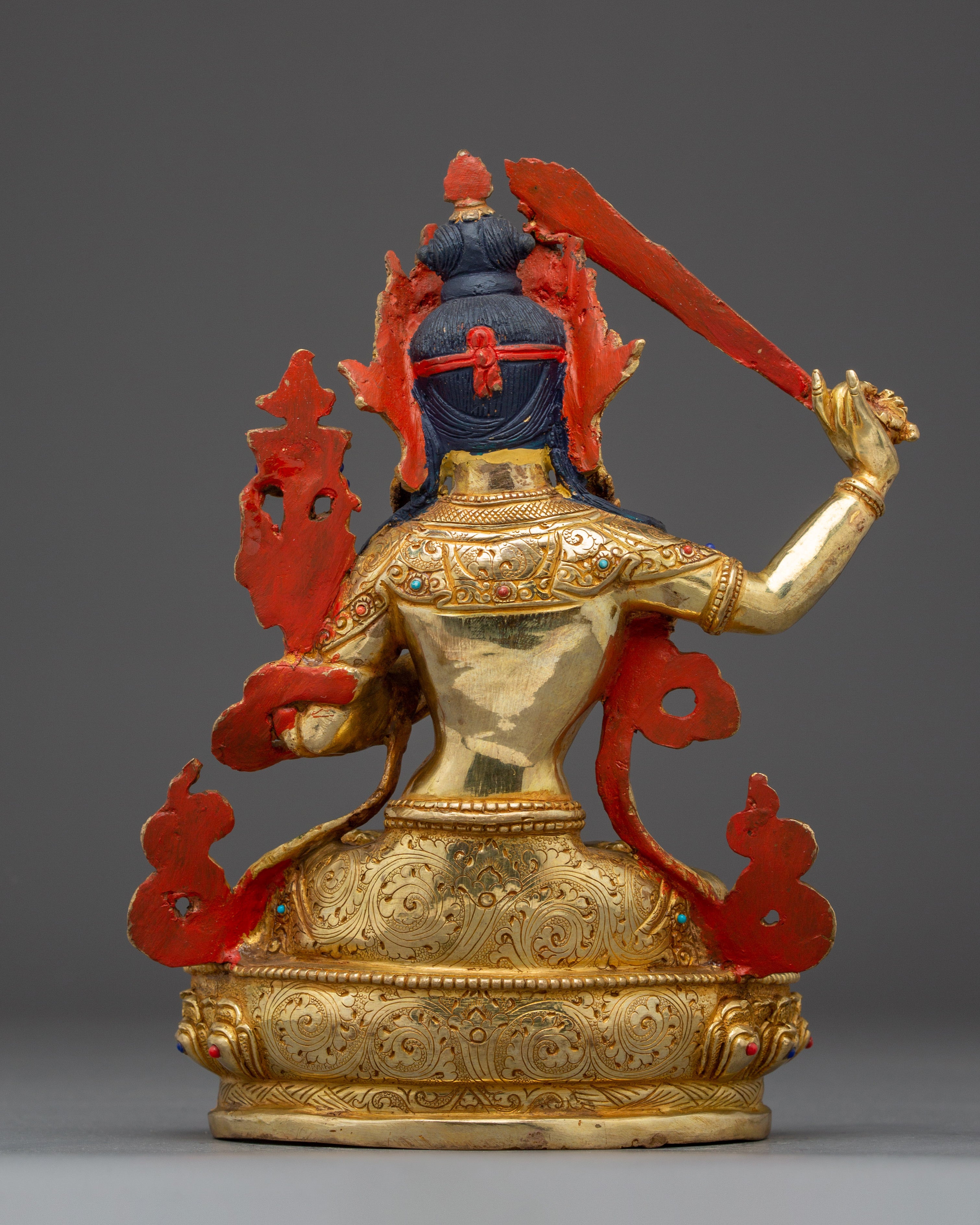 Manjushri, Wisdom Protector | Nepali Handcrafted Statue