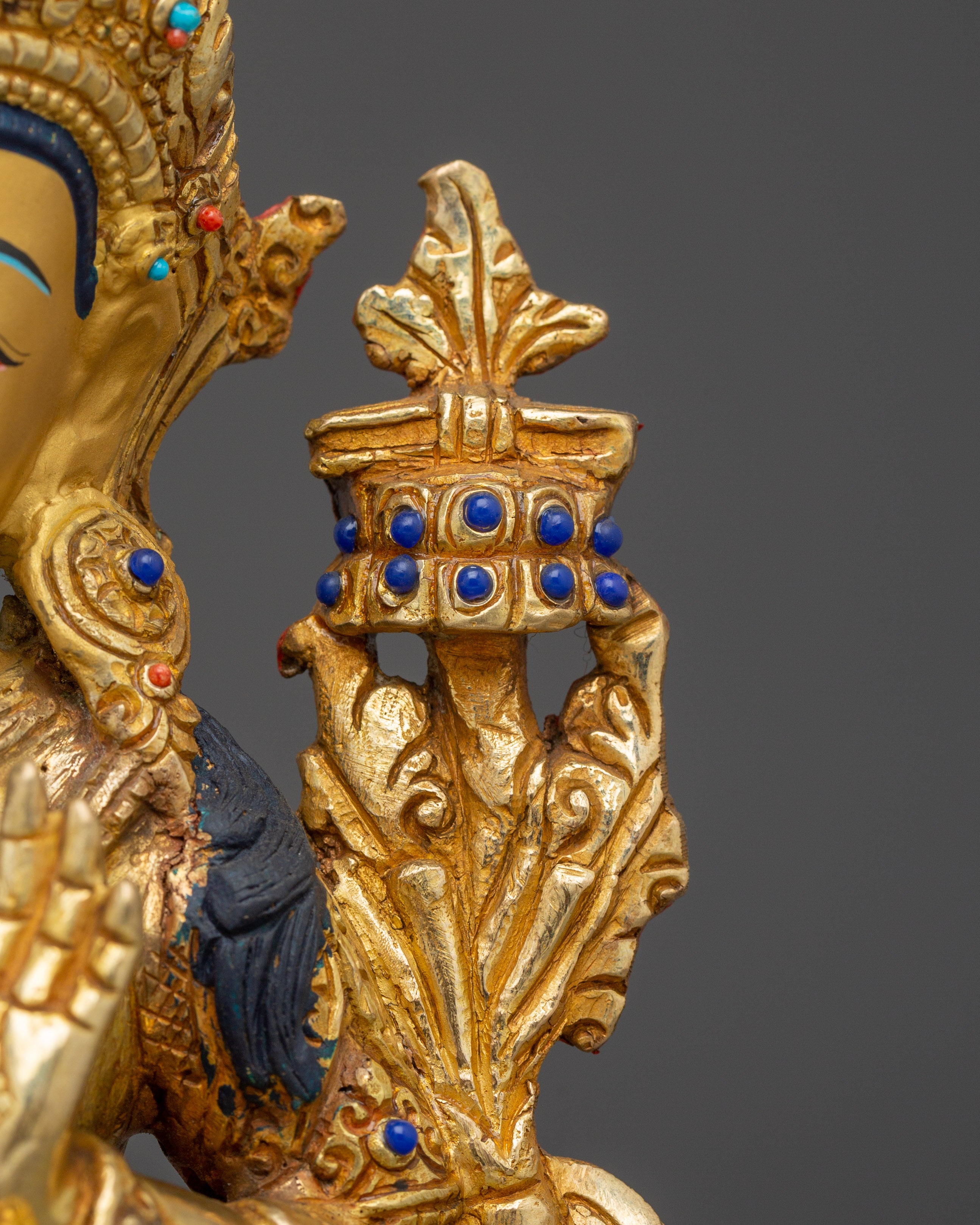 Manjushri, Wisdom Protector | Nepali Handcrafted Statue