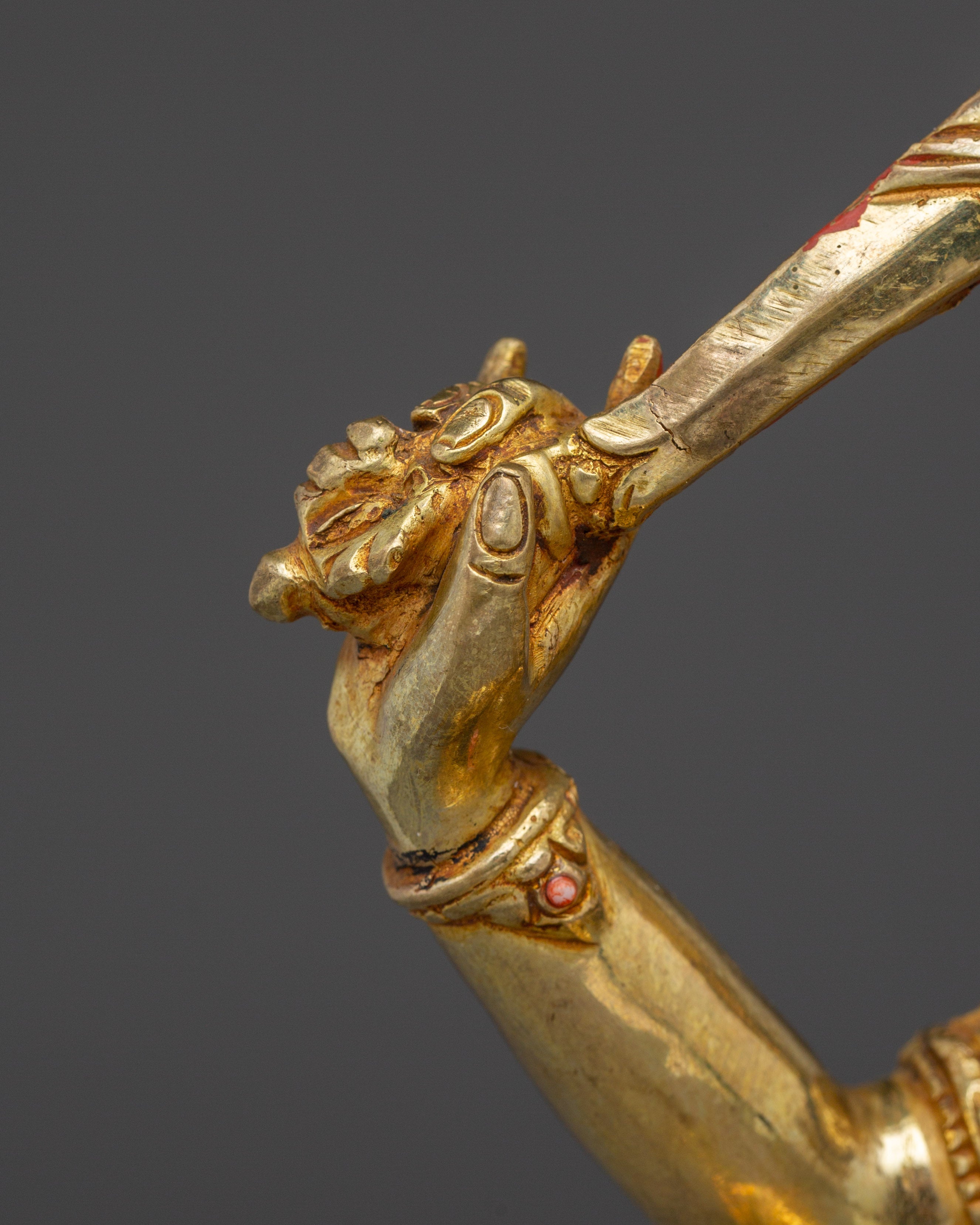 Manjushri, Wisdom Protector | Nepali Handcrafted Statue