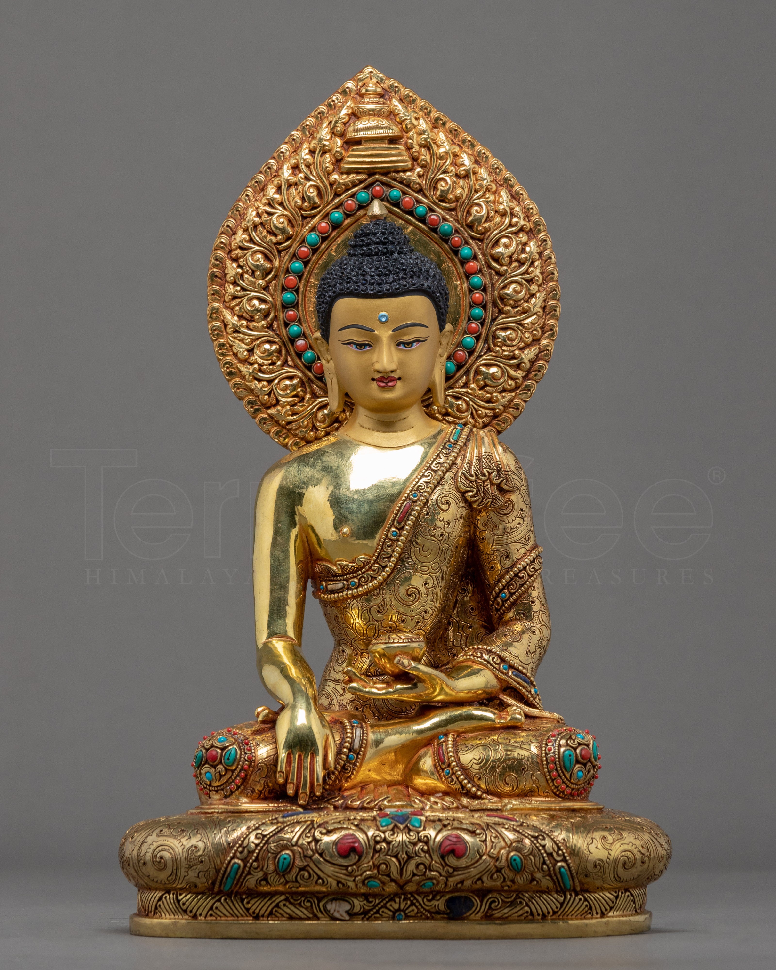 Siddhartha Gautama Enlightenment Statue | Himalayan Buddhist Art