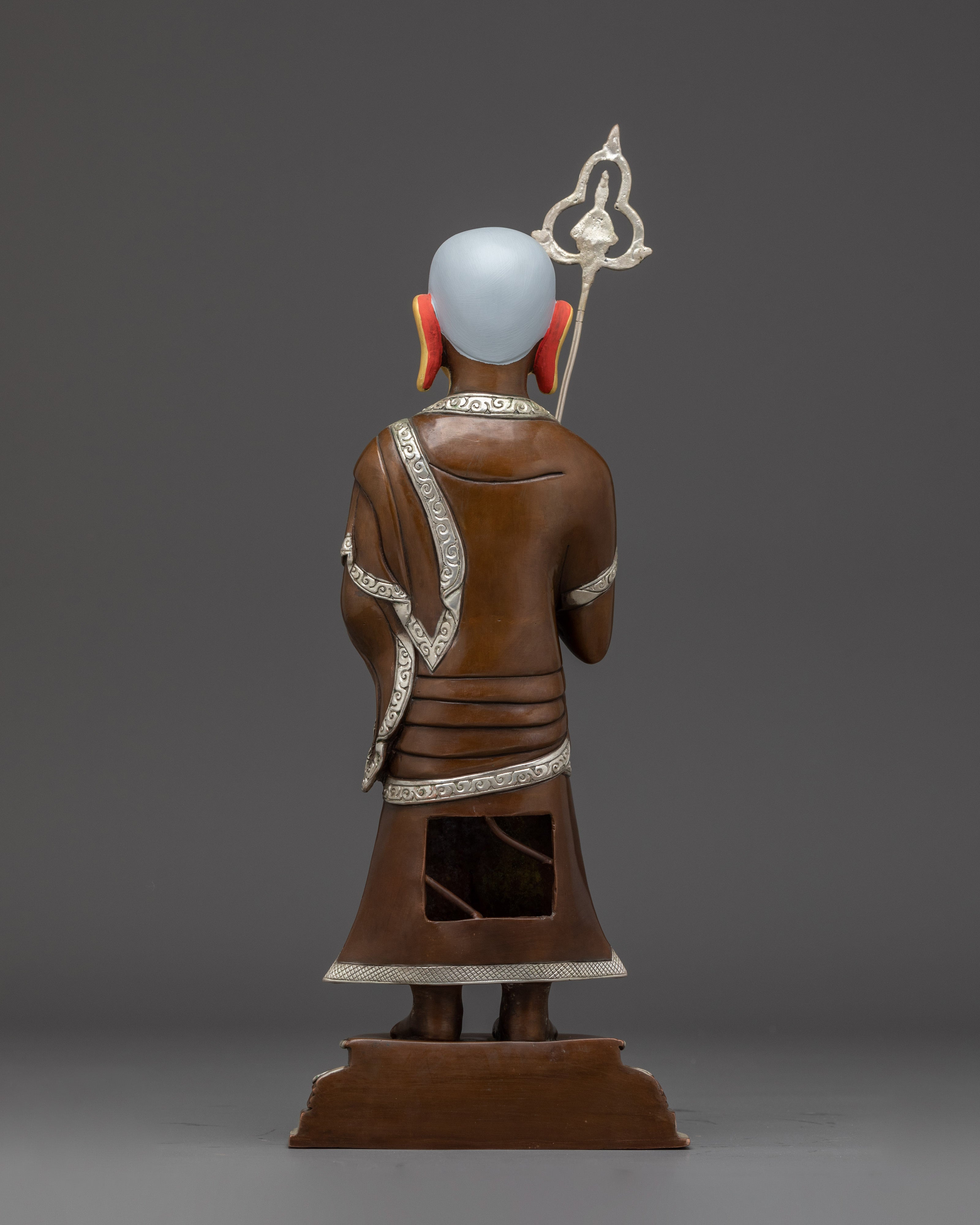 Disciples of Shakyamuni Buddha Copper Statue | Silver & Gold Finish