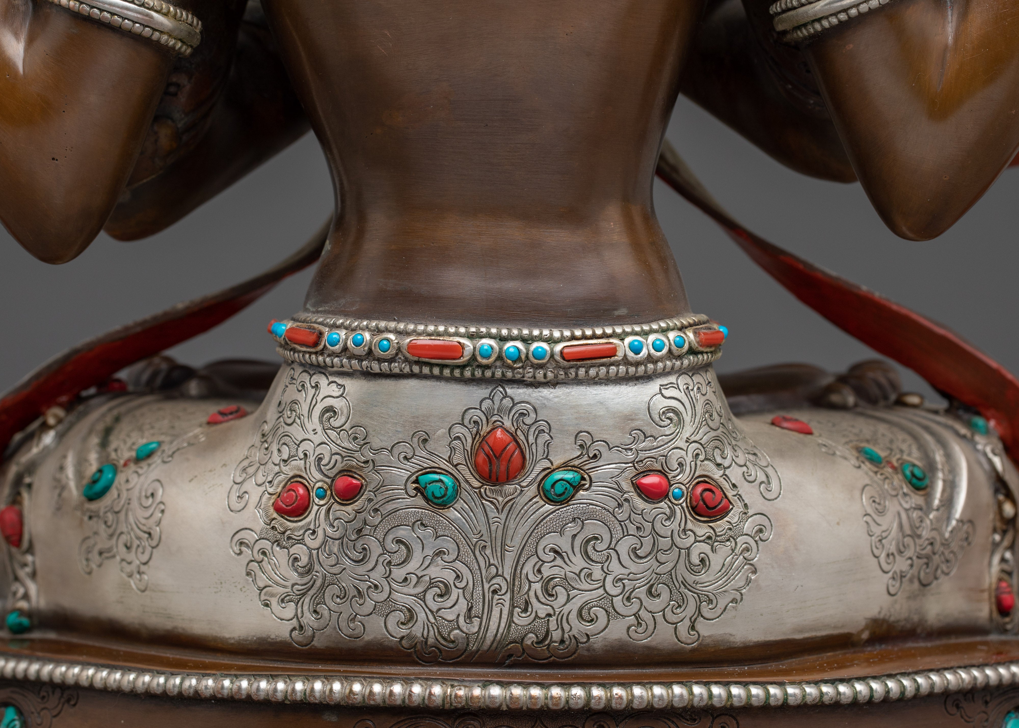 Enlightened Compassion Icon Chenrezig | Sacred Vajrayana Sculpture