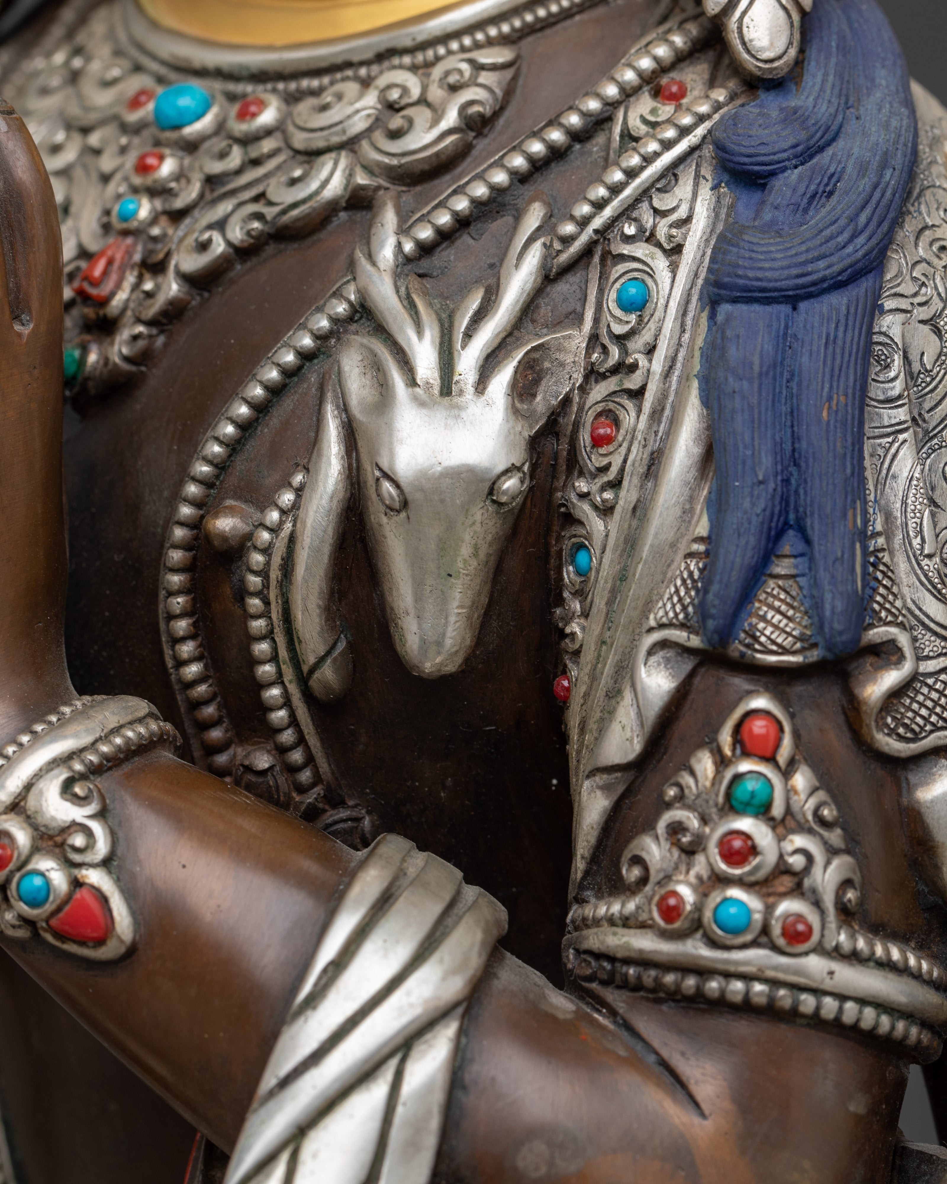 Enlightened Compassion Icon Chenrezig | Sacred Vajrayana Sculpture