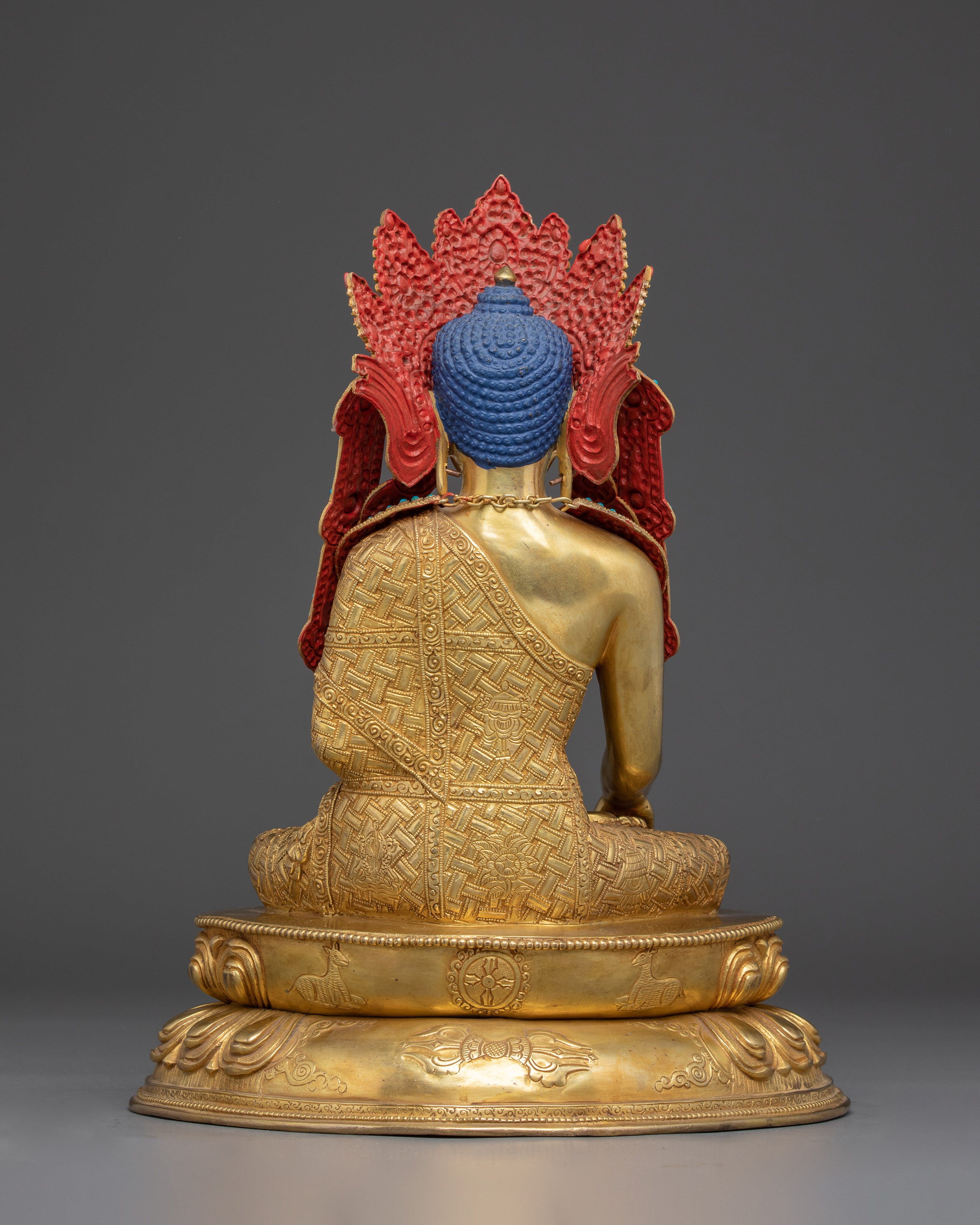 Crown Shakyamuni Buddha Statue: Dharma Teacher