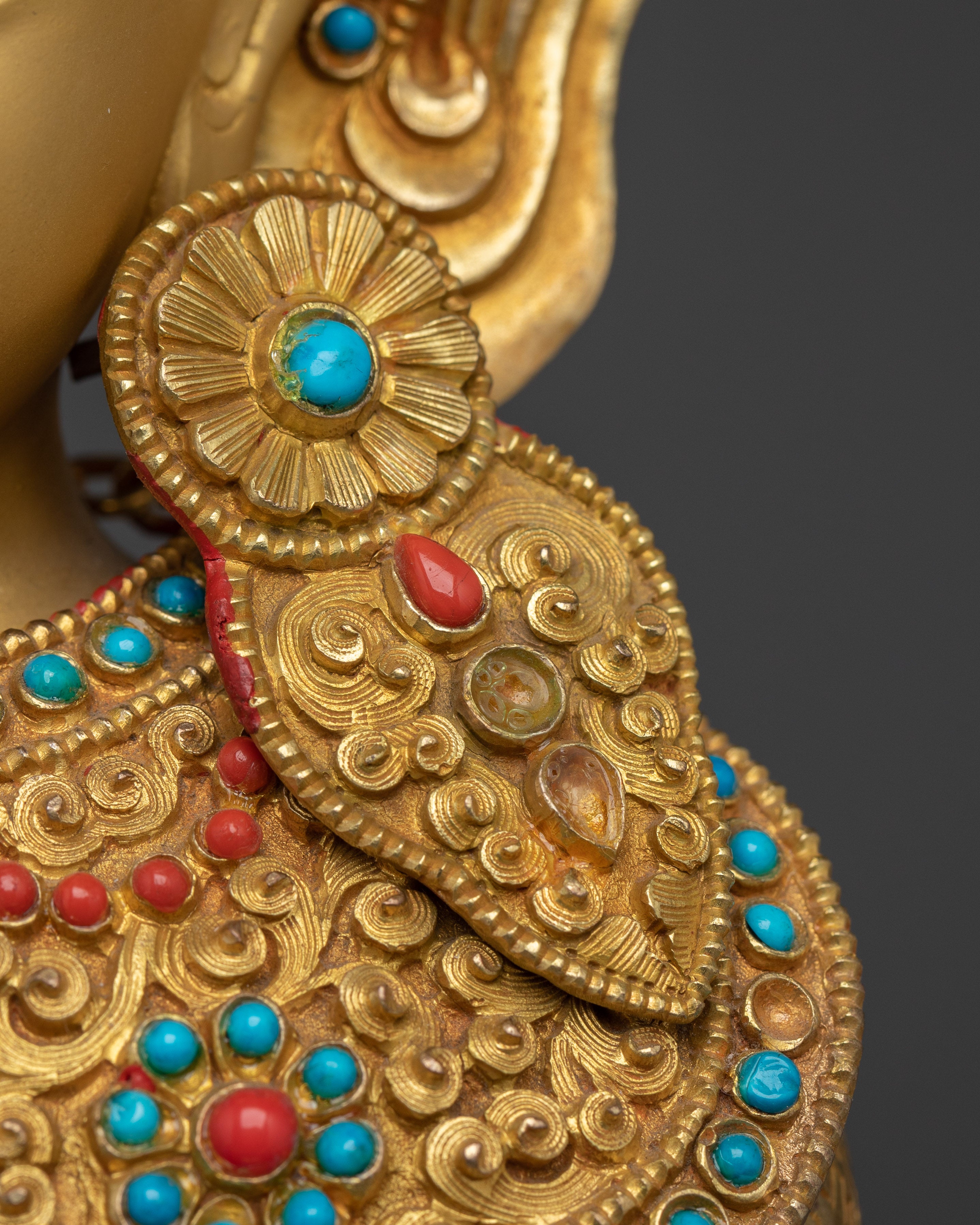 Crown Shakyamuni Buddha Statue: Dharma Teacher