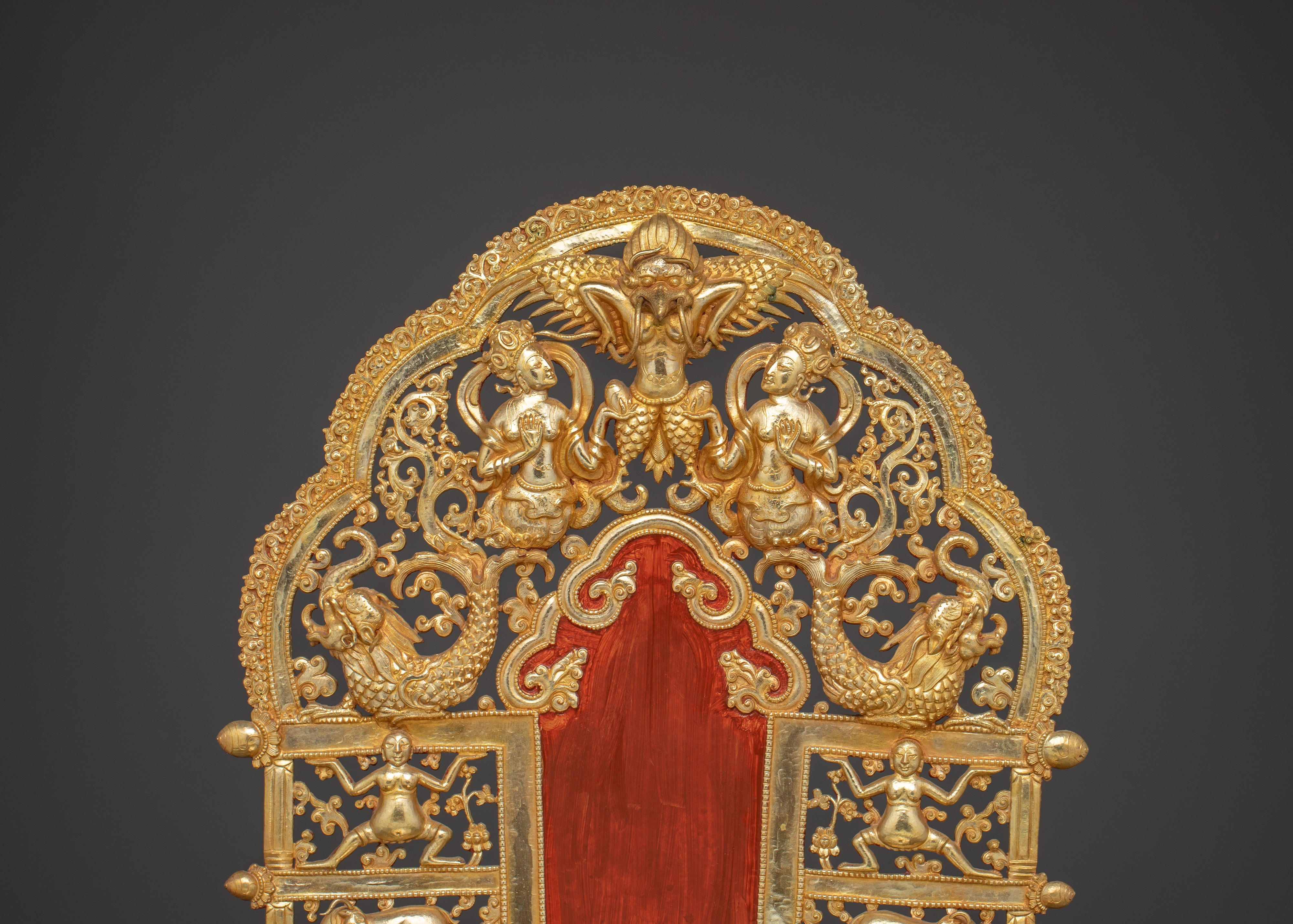 Golden Throne For Statues
