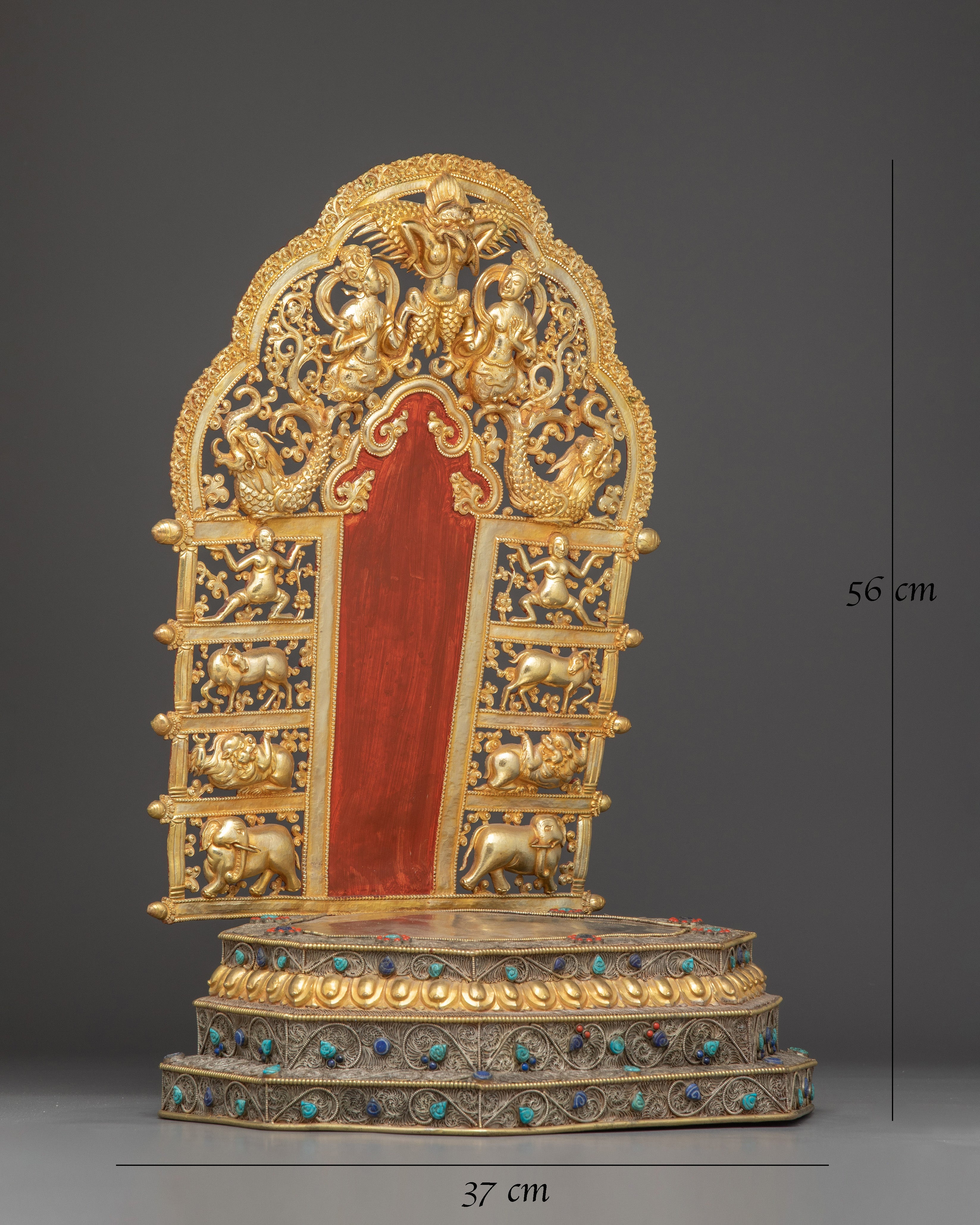 Golden Throne For Statues