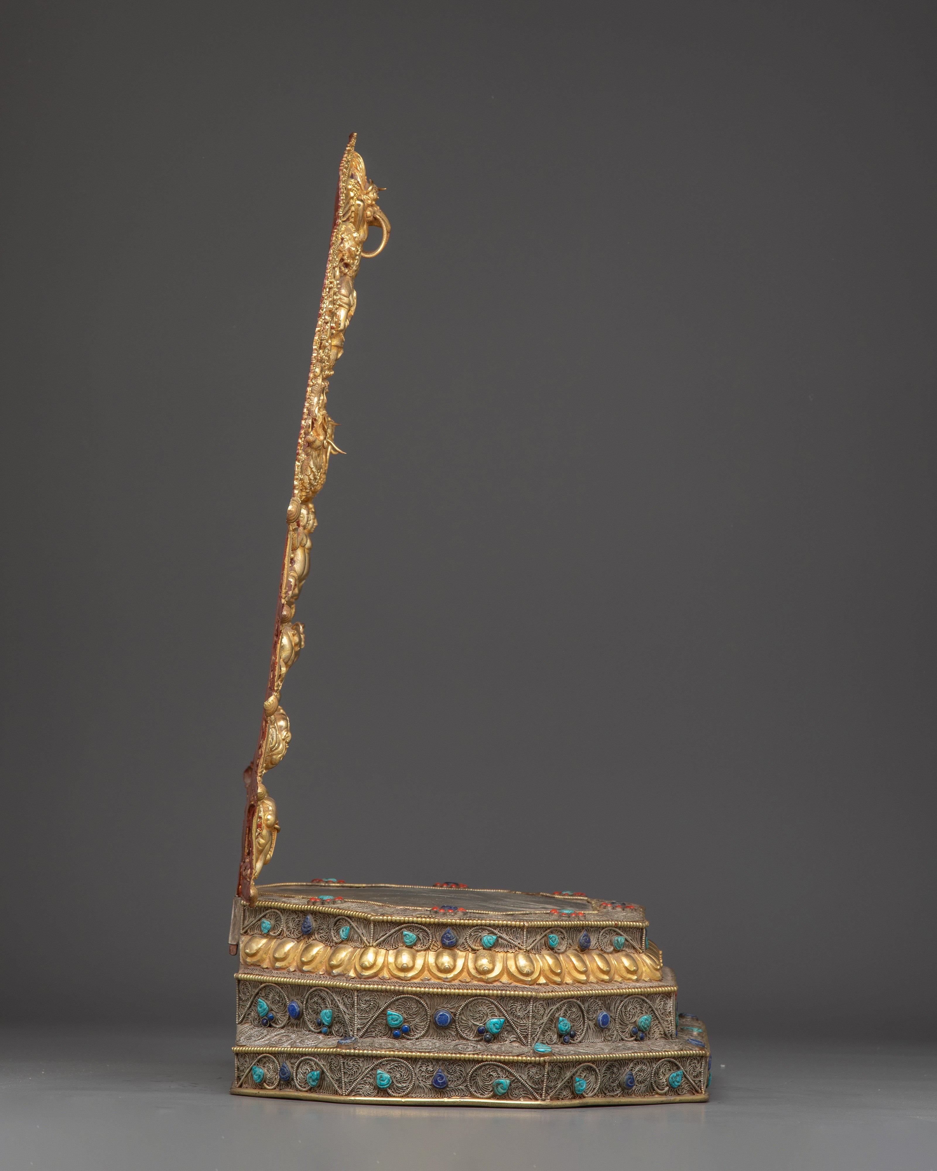 Golden Throne For Statues