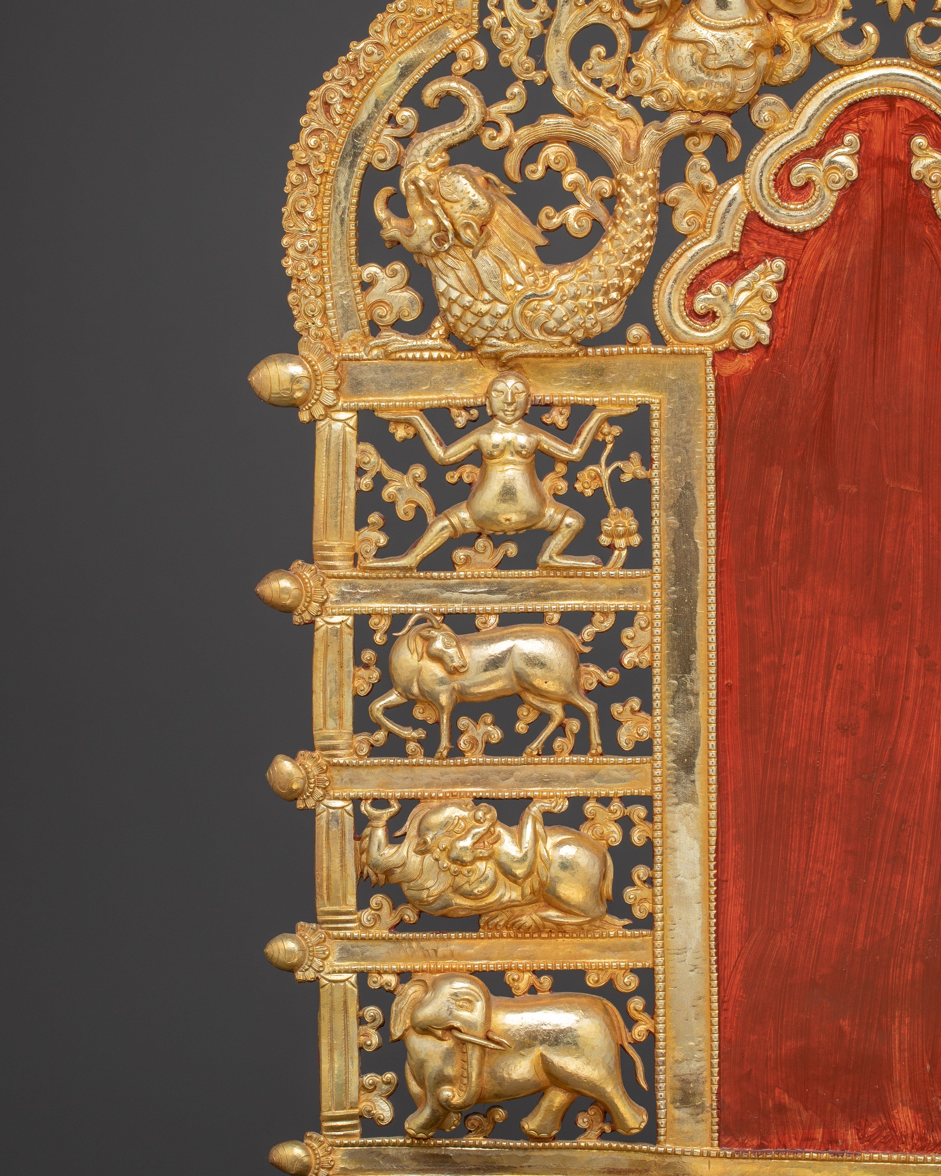 Golden Throne For Statues