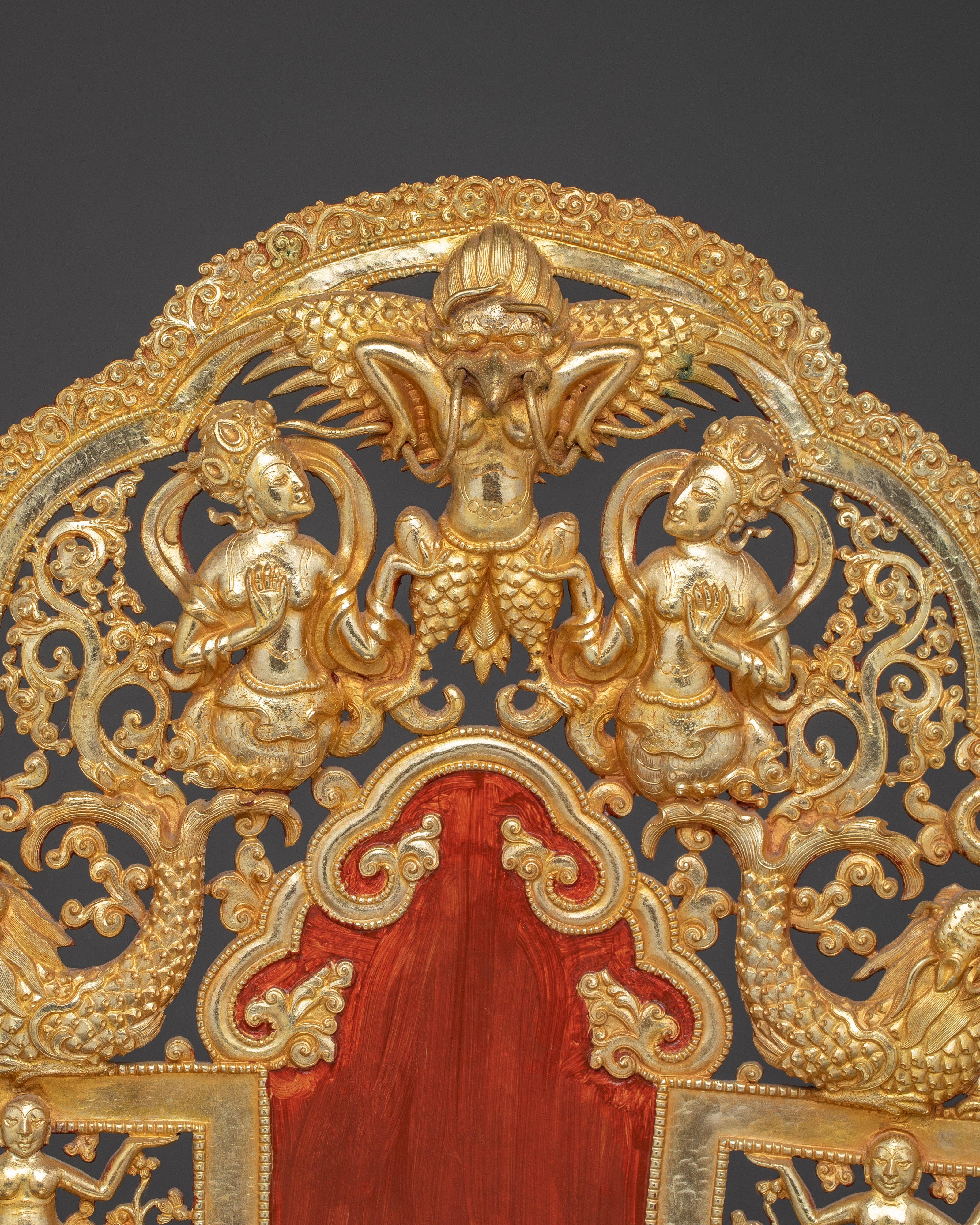 Golden Throne For Statues