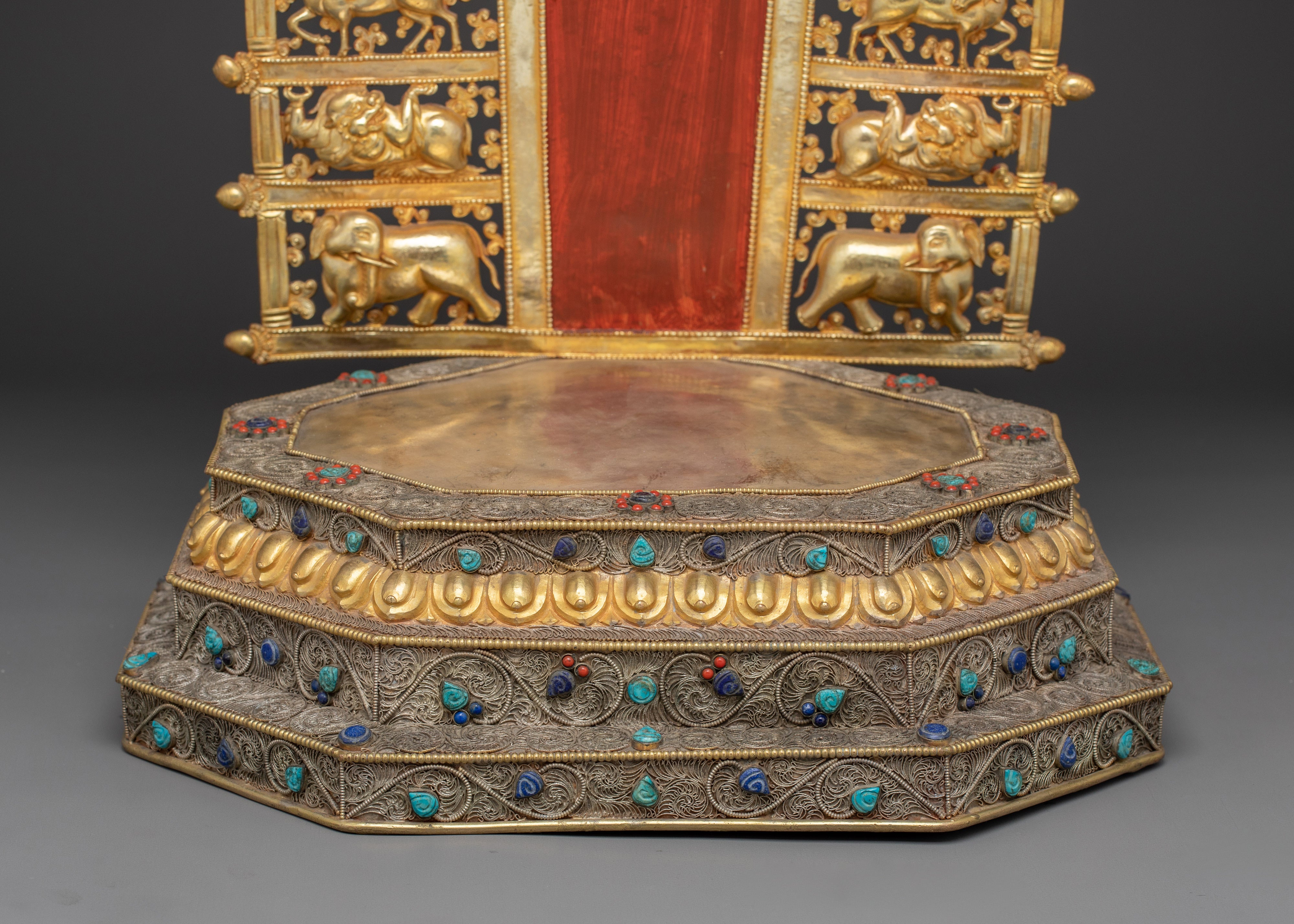 Golden Throne For Statues