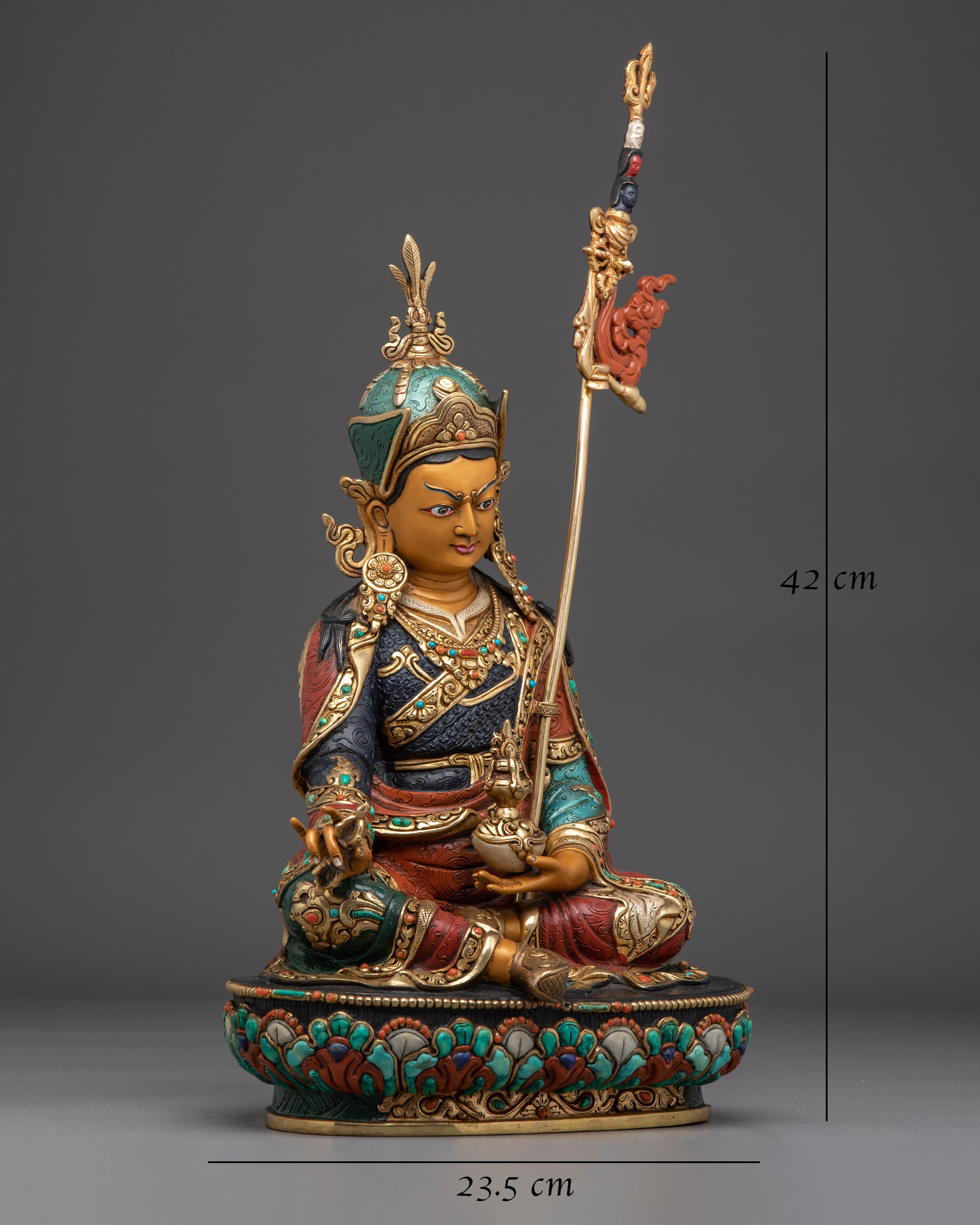 Guru Rinpoche Statue: Buddhist Vajra Master