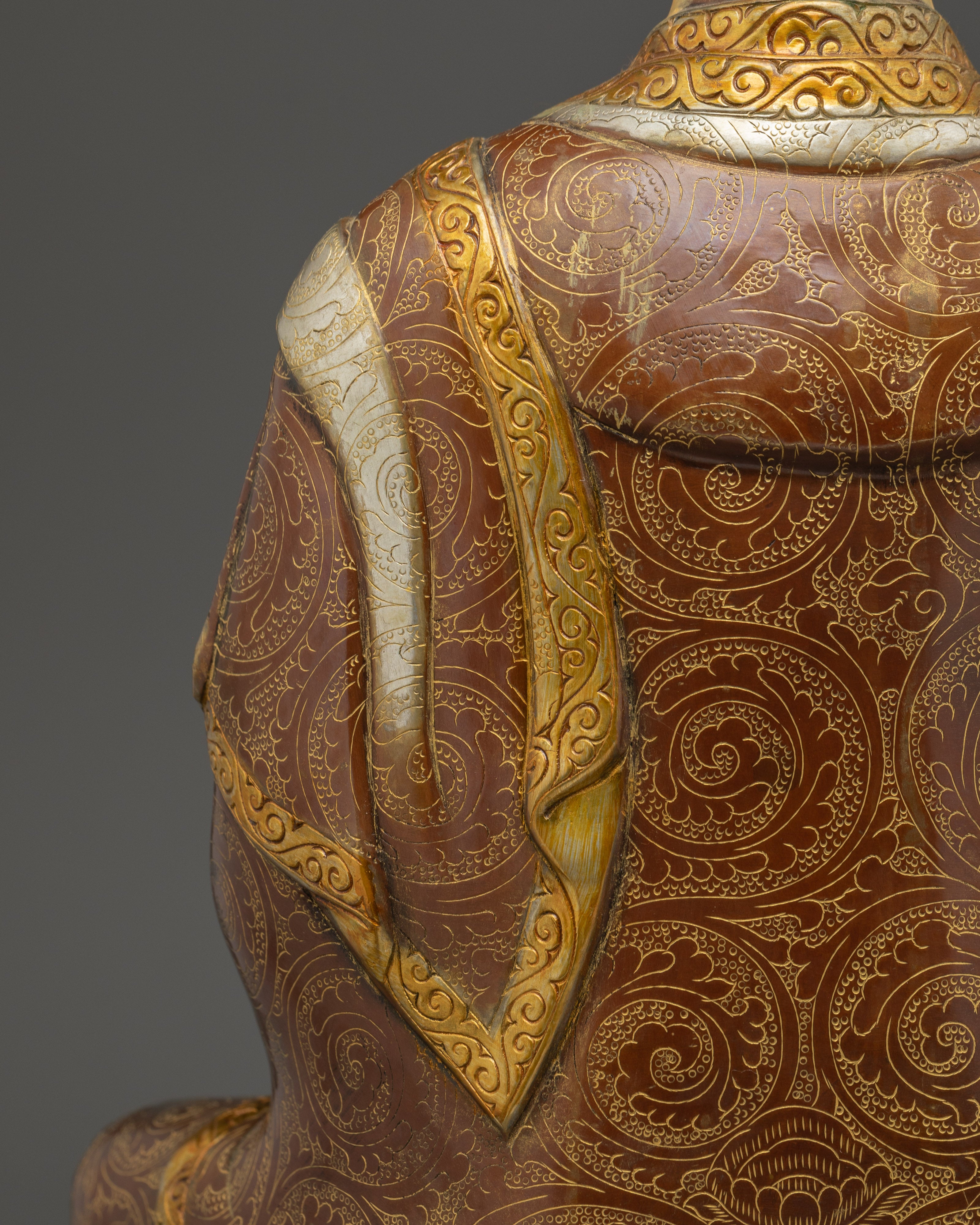 Copper Tsongkhapa Statue Set | Vajrayana Buddhist Masters