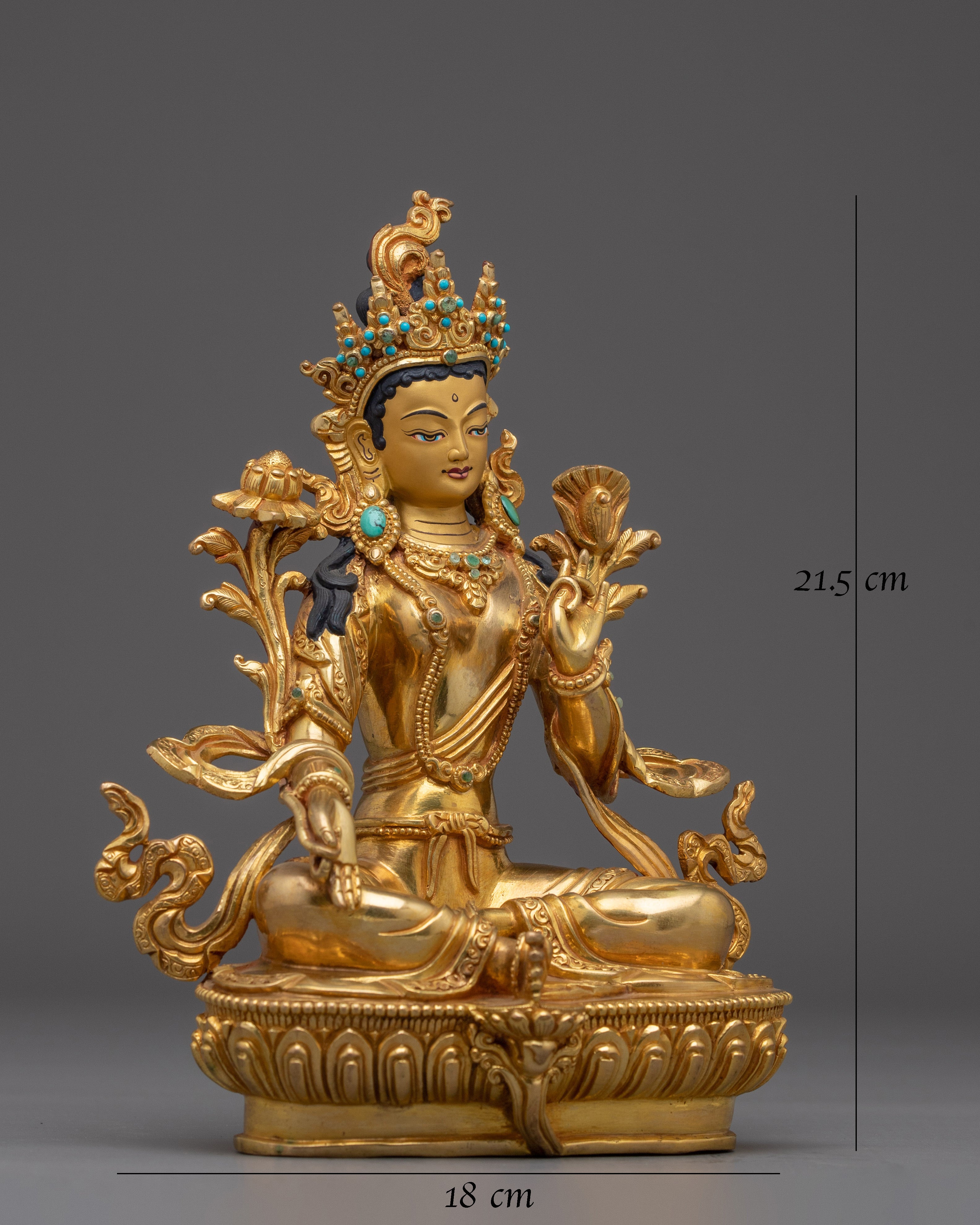 Tibetan Sacred Art of Green Tara