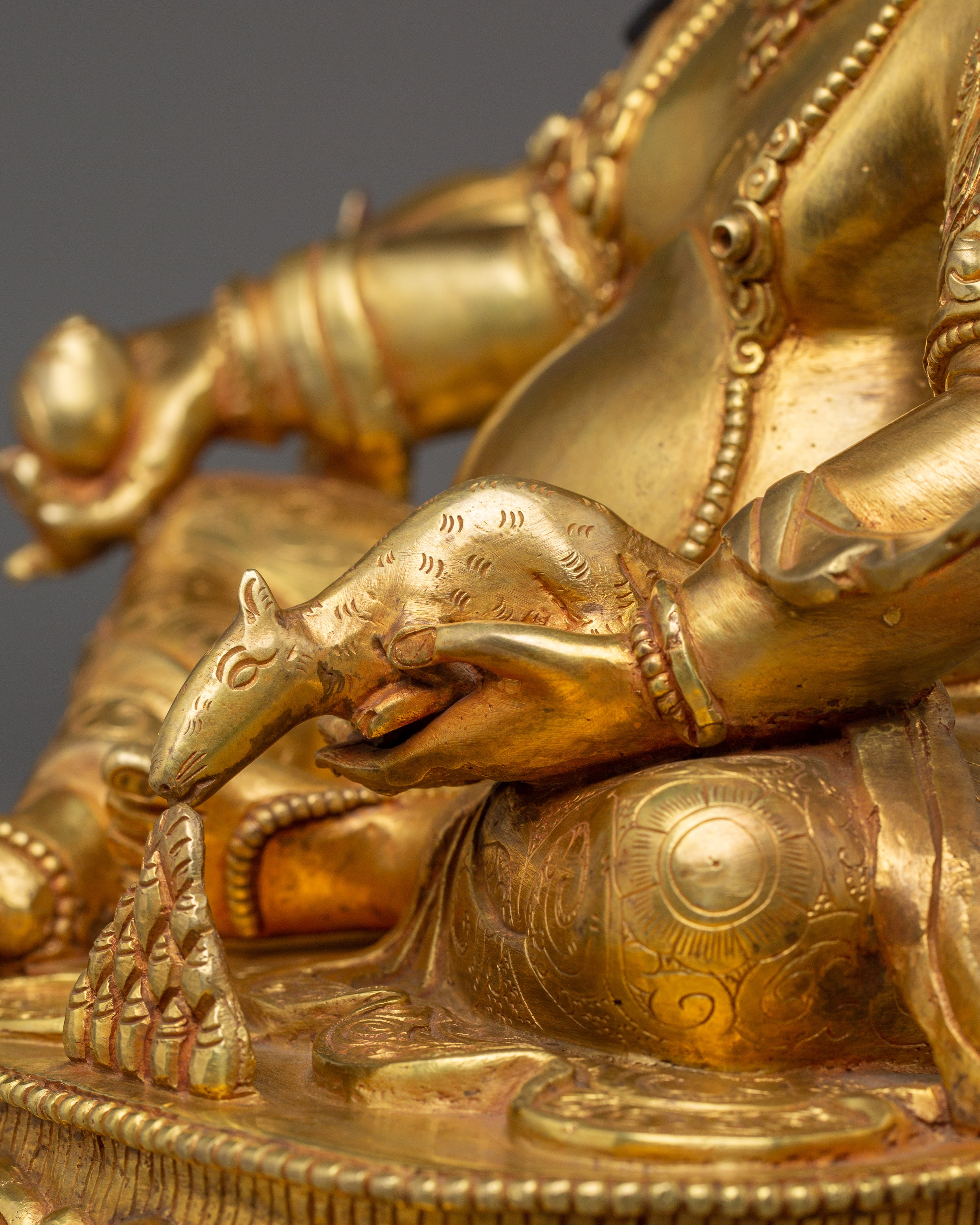 Vajrayana Abundance Deity Dzambhala Art | Prosperity Buddha