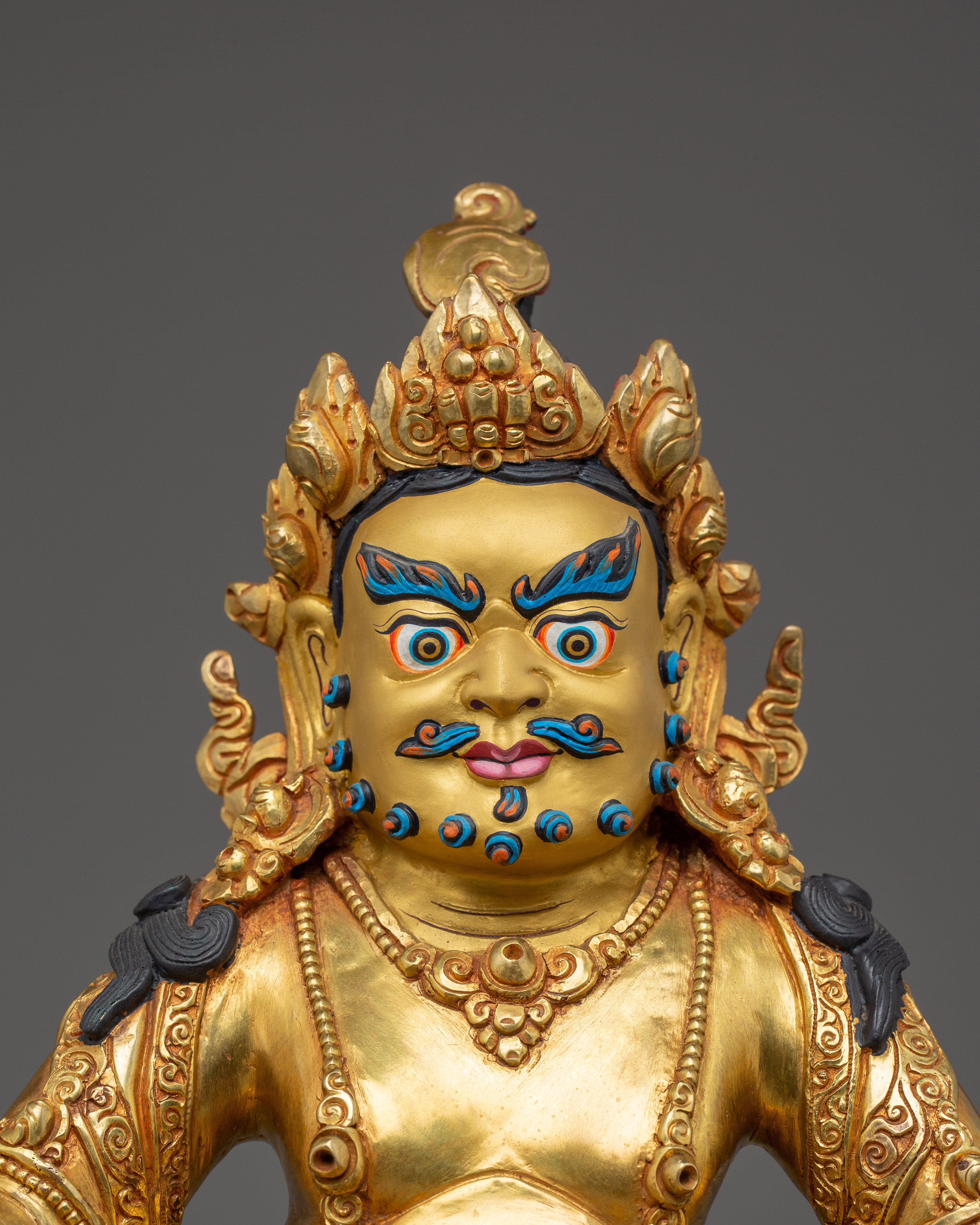 Vajrayana Abundance Deity Dzambhala Art | Prosperity Buddha