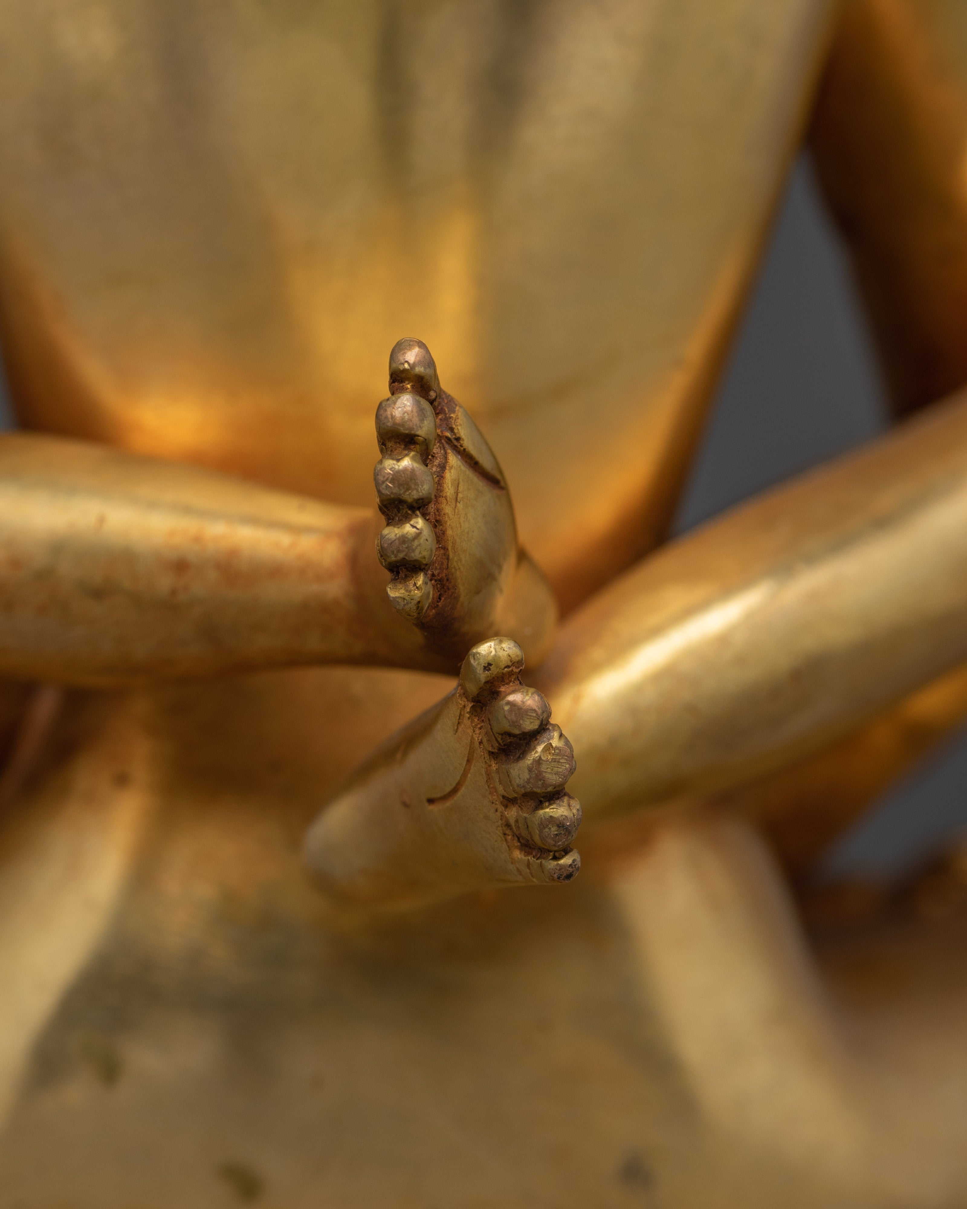 Samantabhadra with Consort Statue in 24K Gold-Gilded | Ideal for Meditation