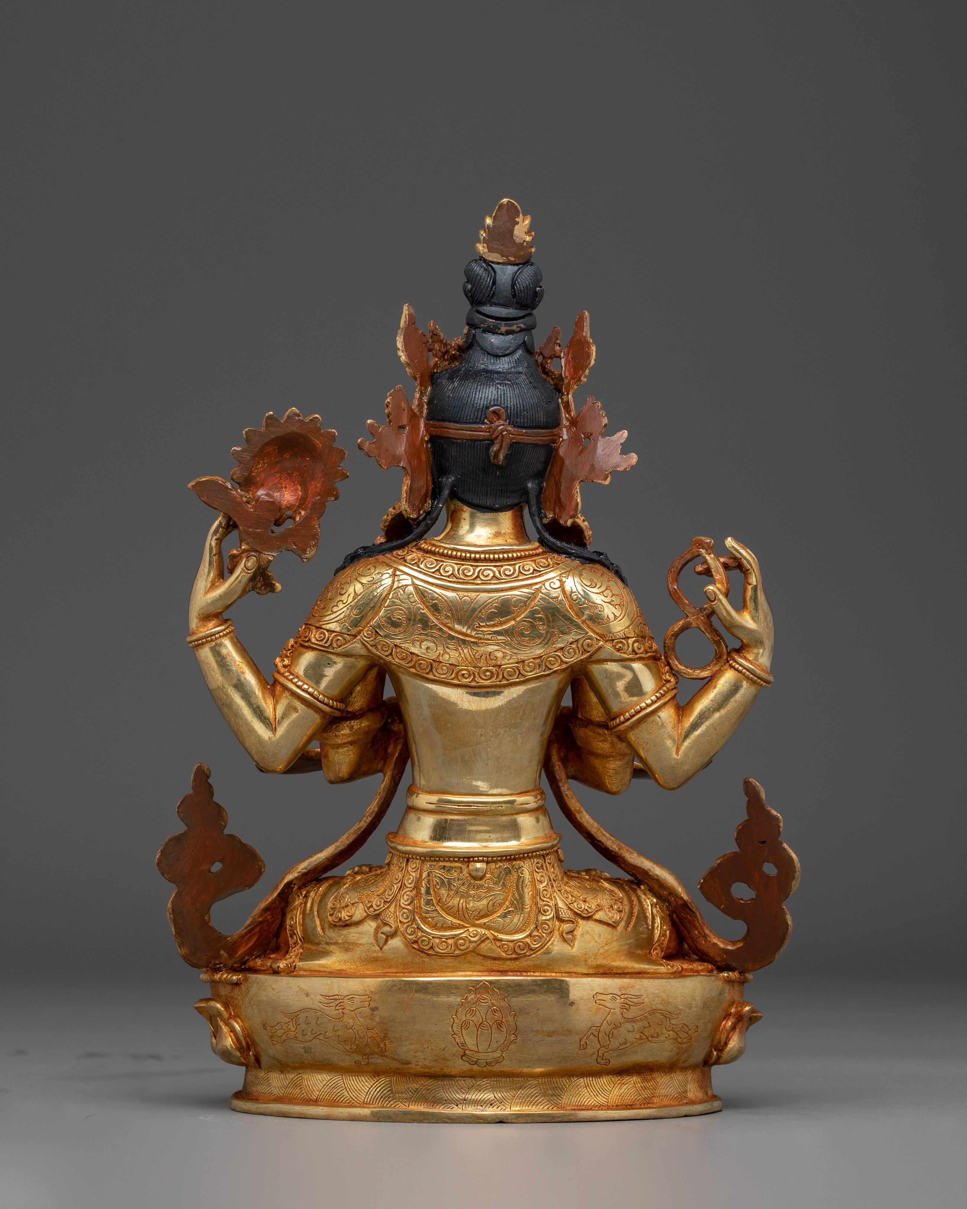 Compassion Buddha Chenrezig | Peaceful Sculpture for Sacred Space and Meditation