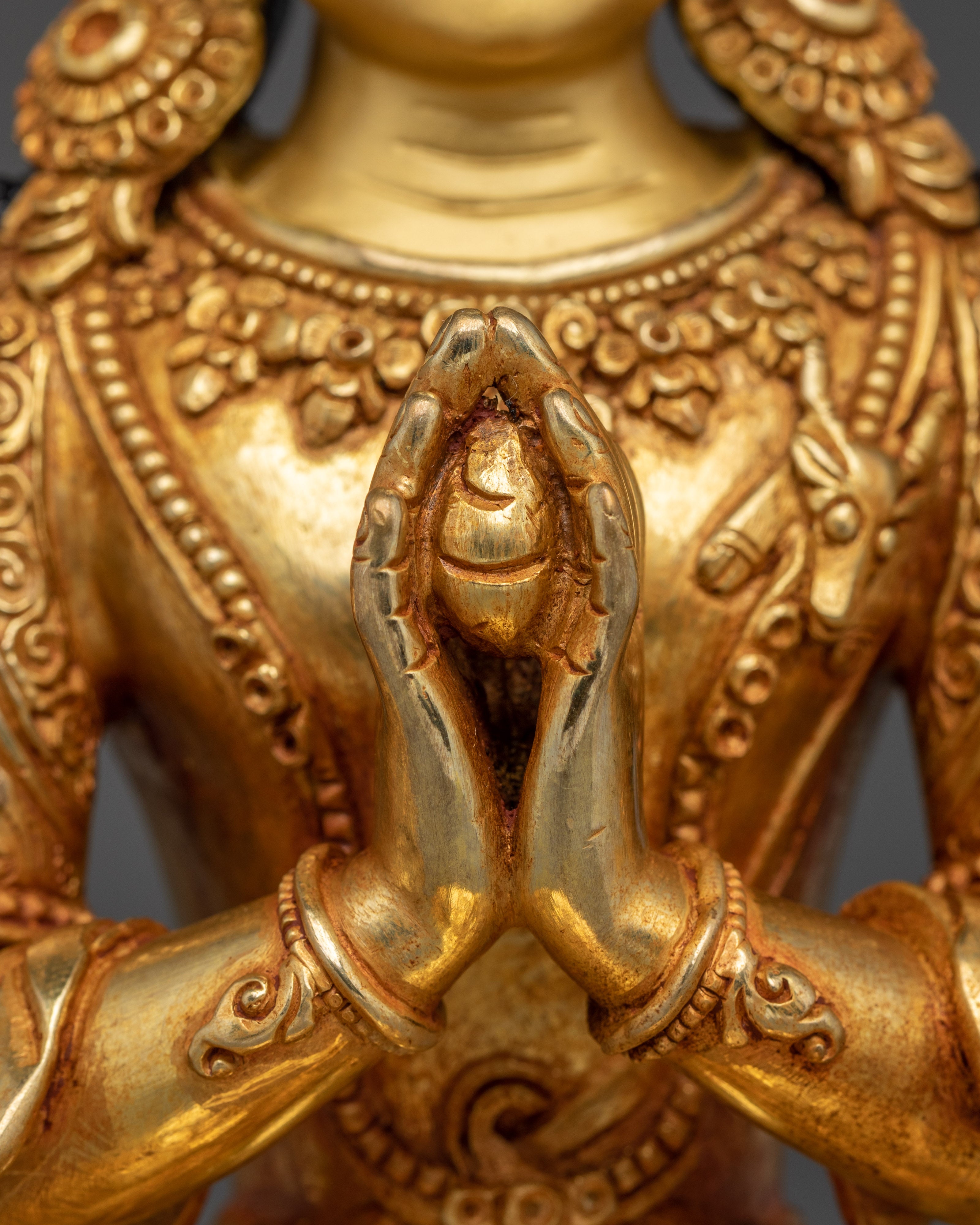 Compassion Buddha Chenrezig | Peaceful Sculpture for Sacred Space and Meditation