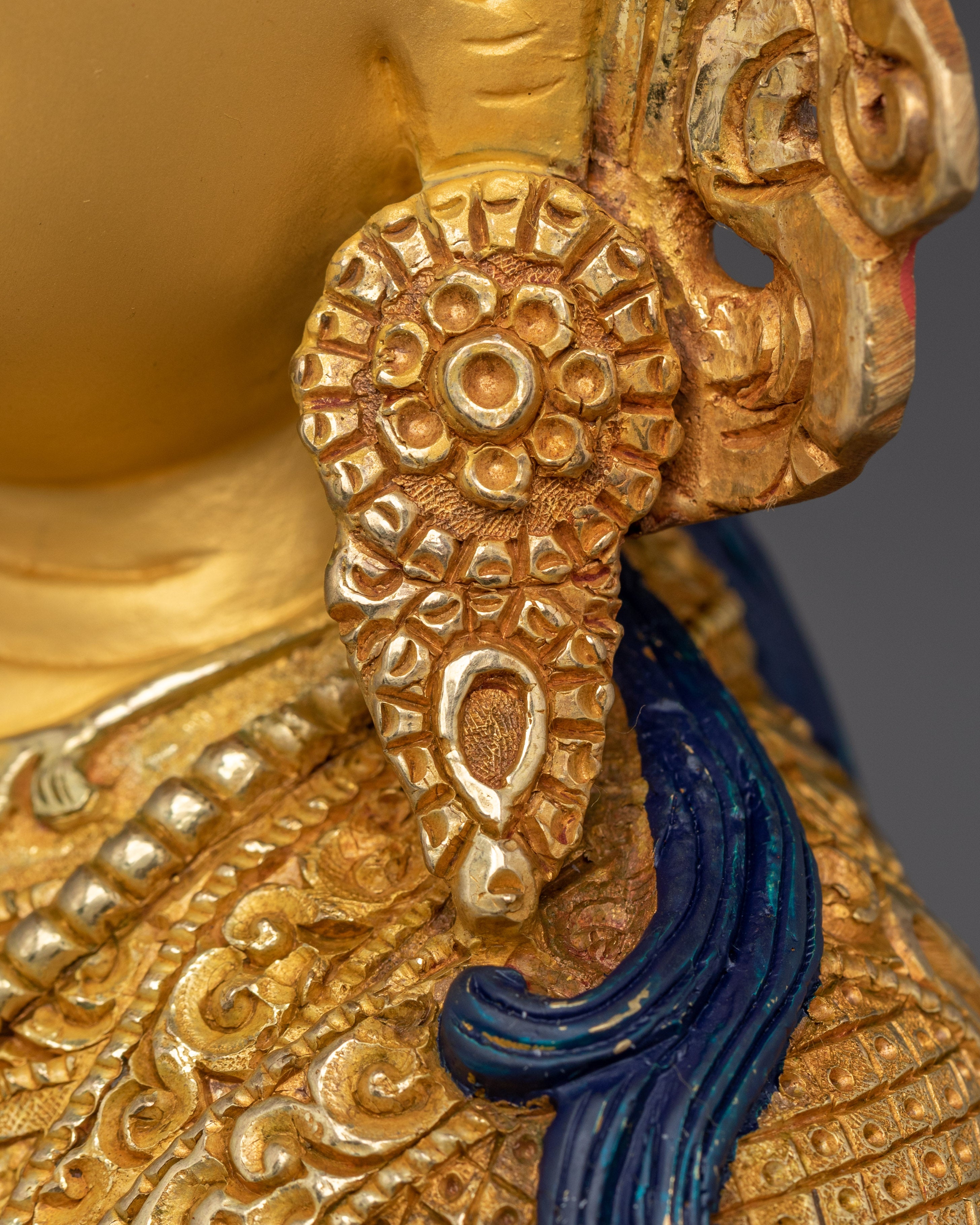 Guru Rinpoche, Founder of Vajrayana | Handcrafted Icon of Enlightened Power