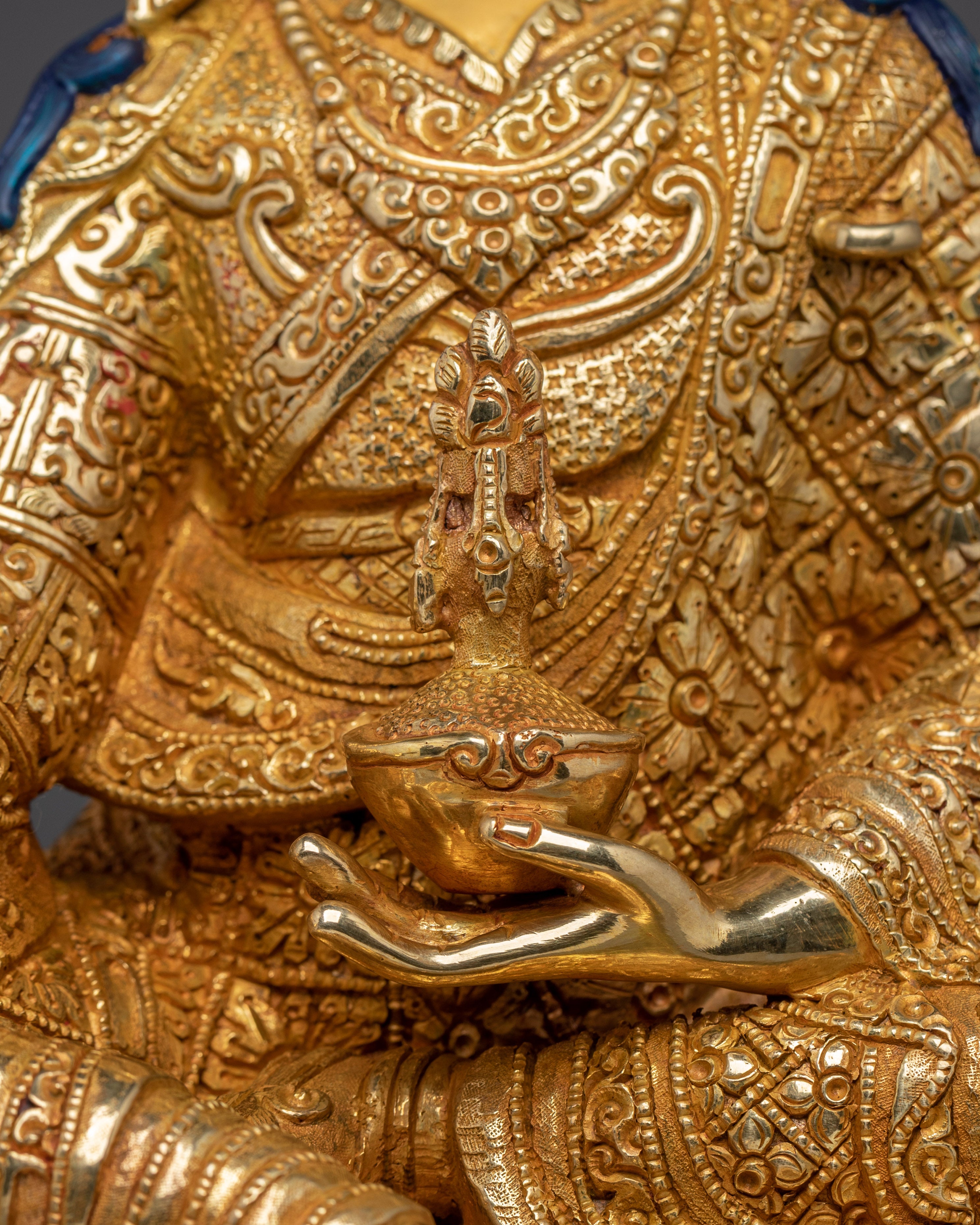 Guru Rinpoche, Founder of Vajrayana | Handcrafted Icon of Enlightened Power